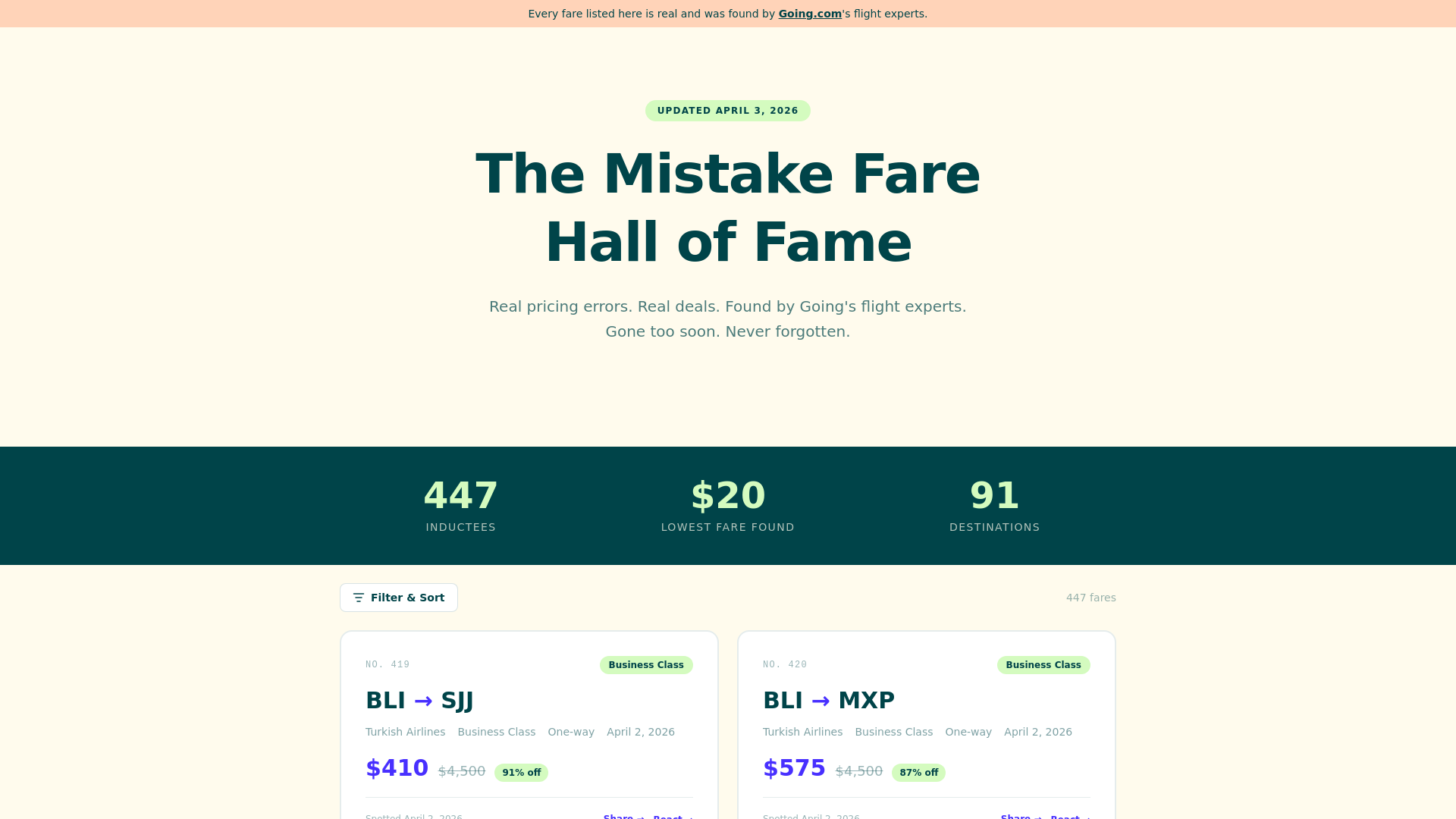 website screenshot of https://going-mistake-fares.com