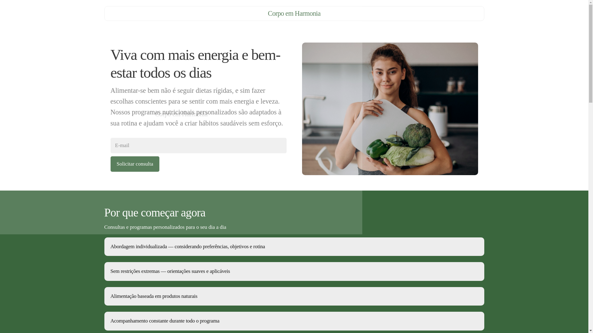 website screenshot of https://corpoemharmoniahub.info/