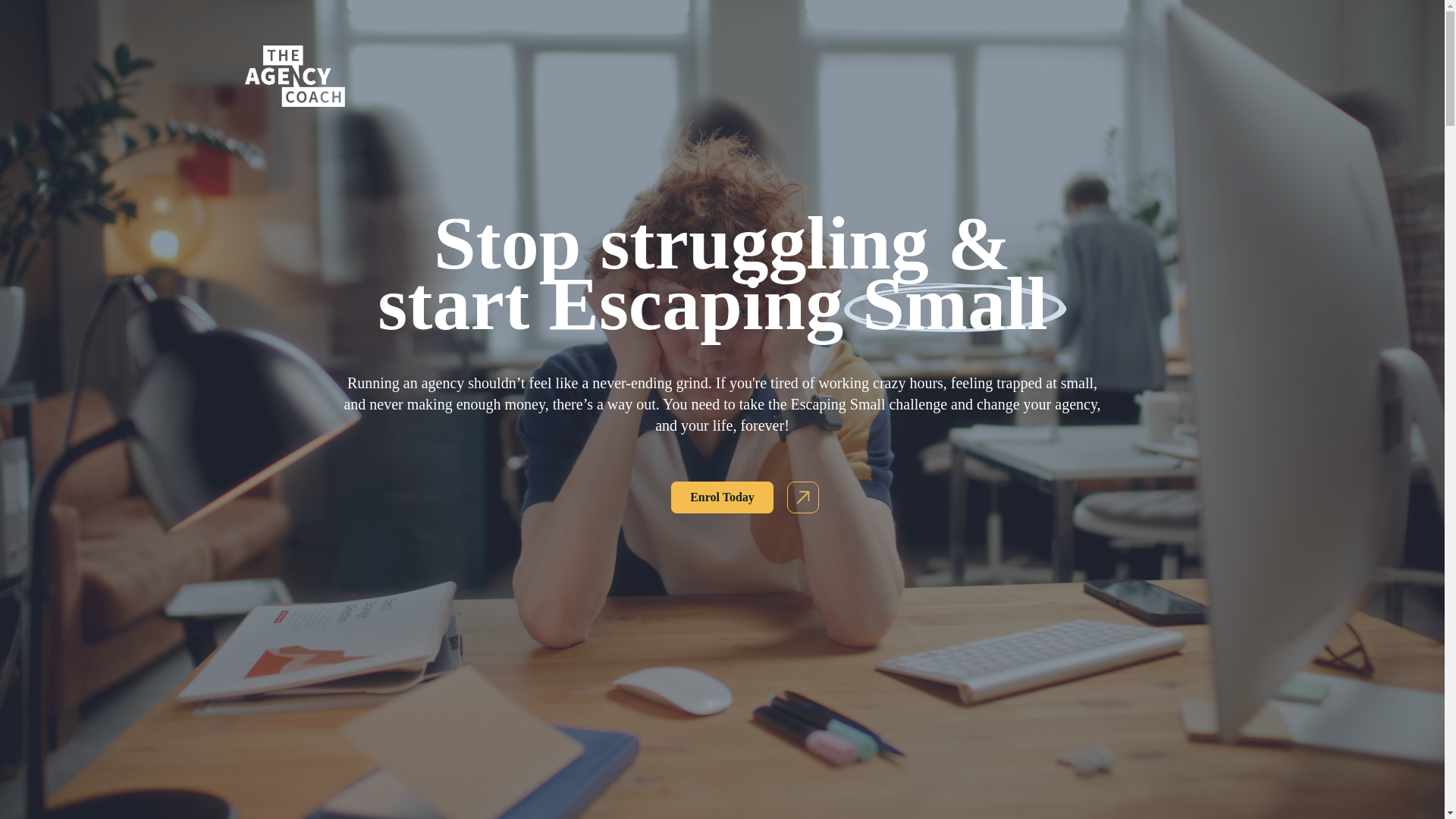 website screenshot of https://doescapingsmall.com/