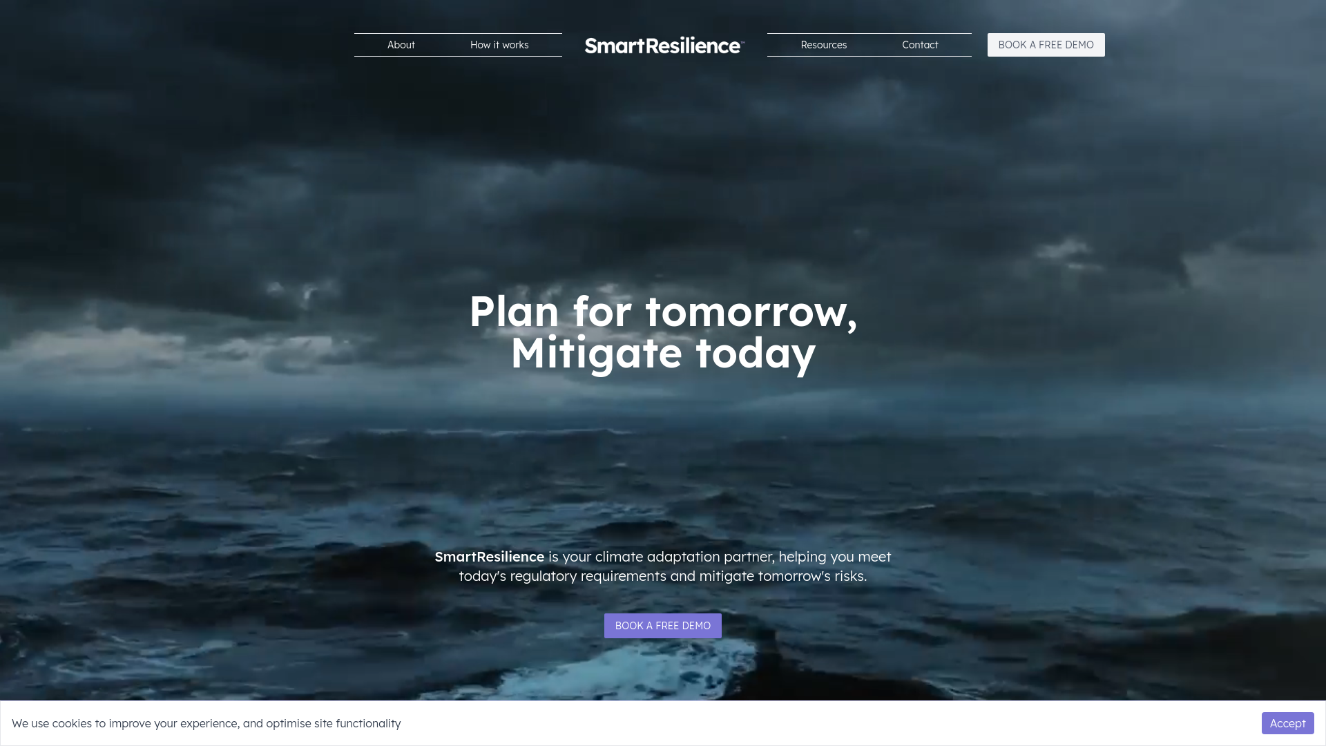 website screenshot of http://smartresilience.com