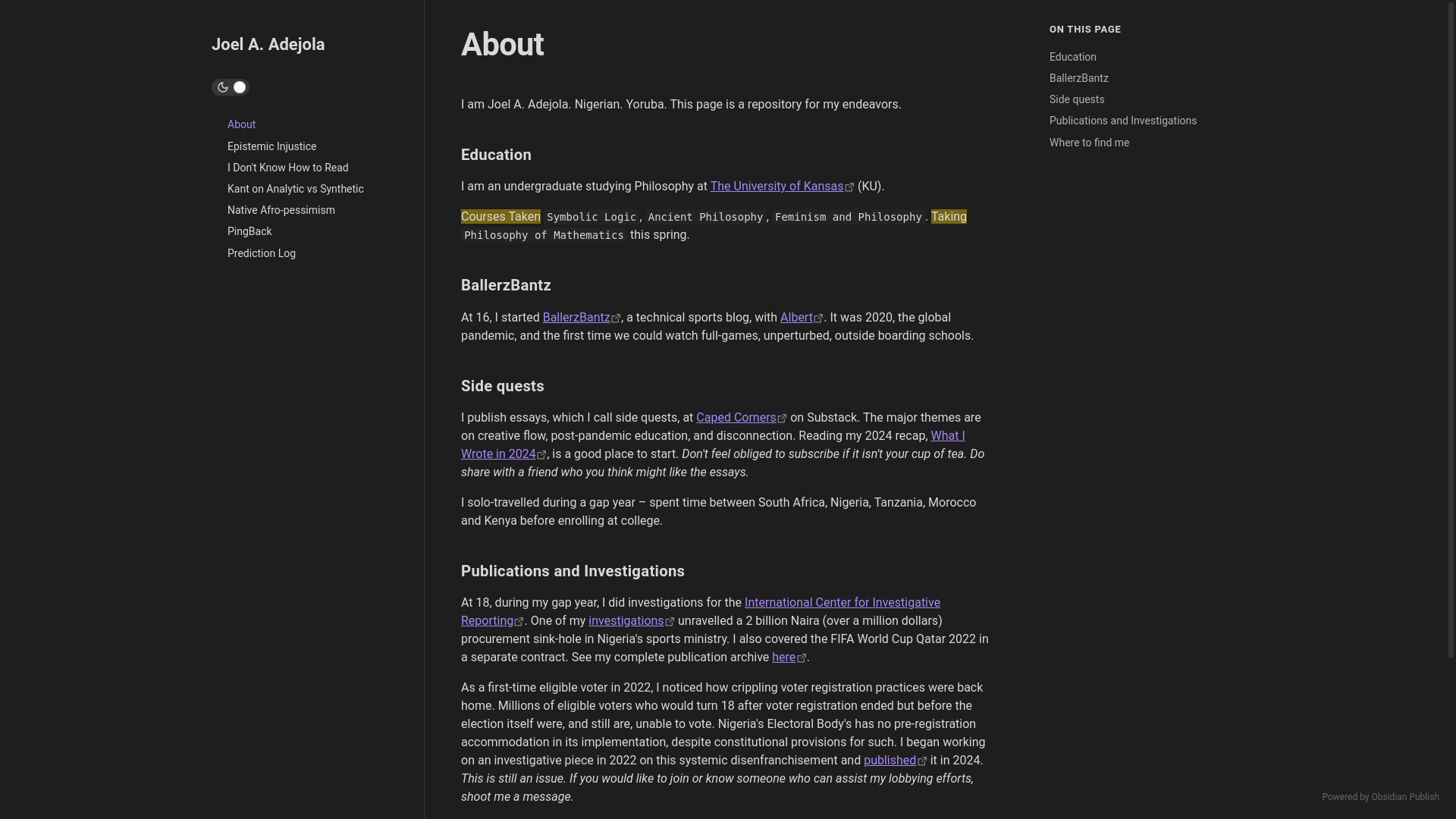 website screenshot of https://adejola.com/