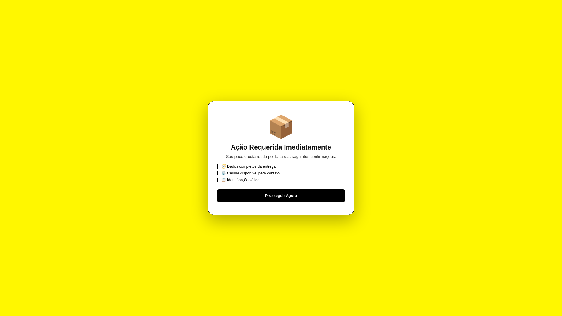 website screenshot of https://centralwebseuenvio.shop/