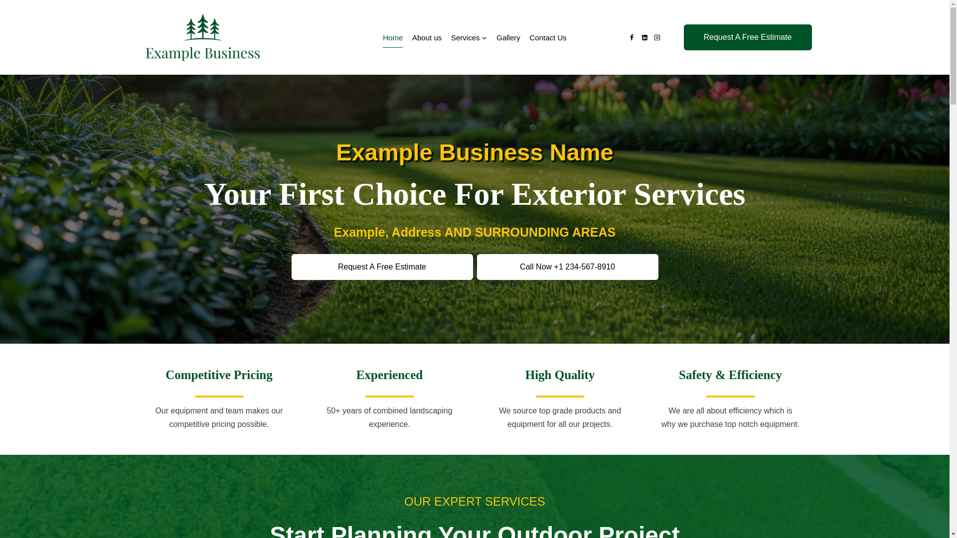 website screenshot of https://buddylandscapinginc.ca/