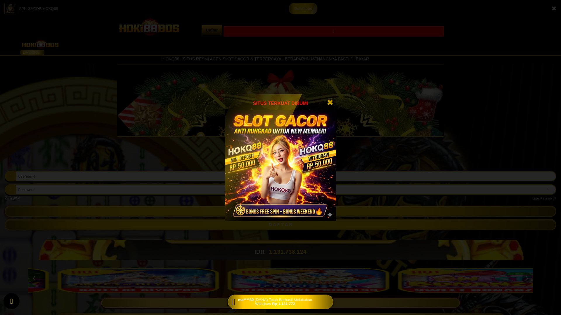 website screenshot of https://nagapetir88.my.id