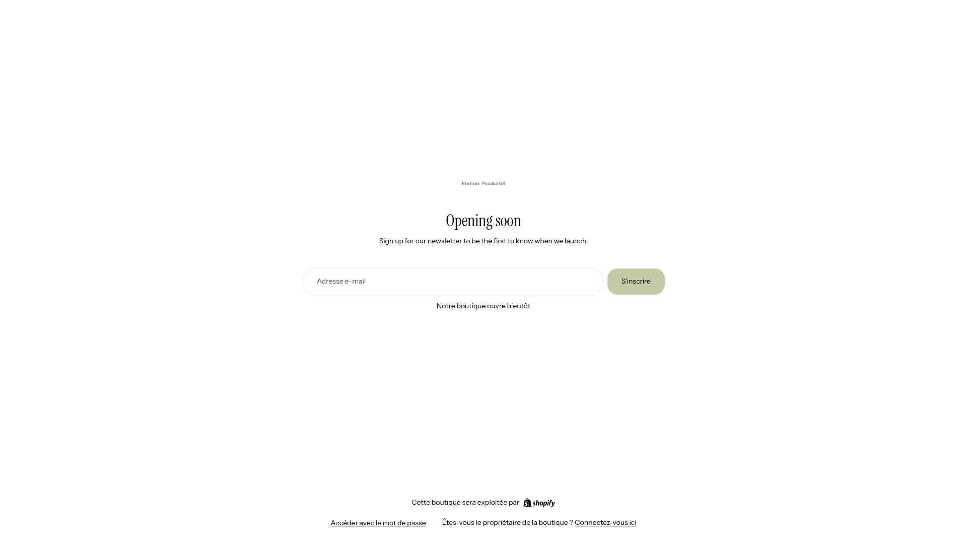 website screenshot of https://atelierproductif.com/