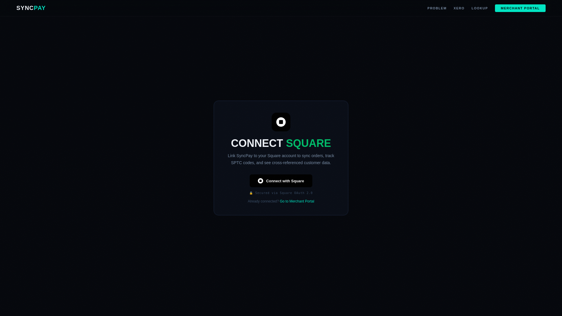 website screenshot of https://syncpay-square.pages.dev/