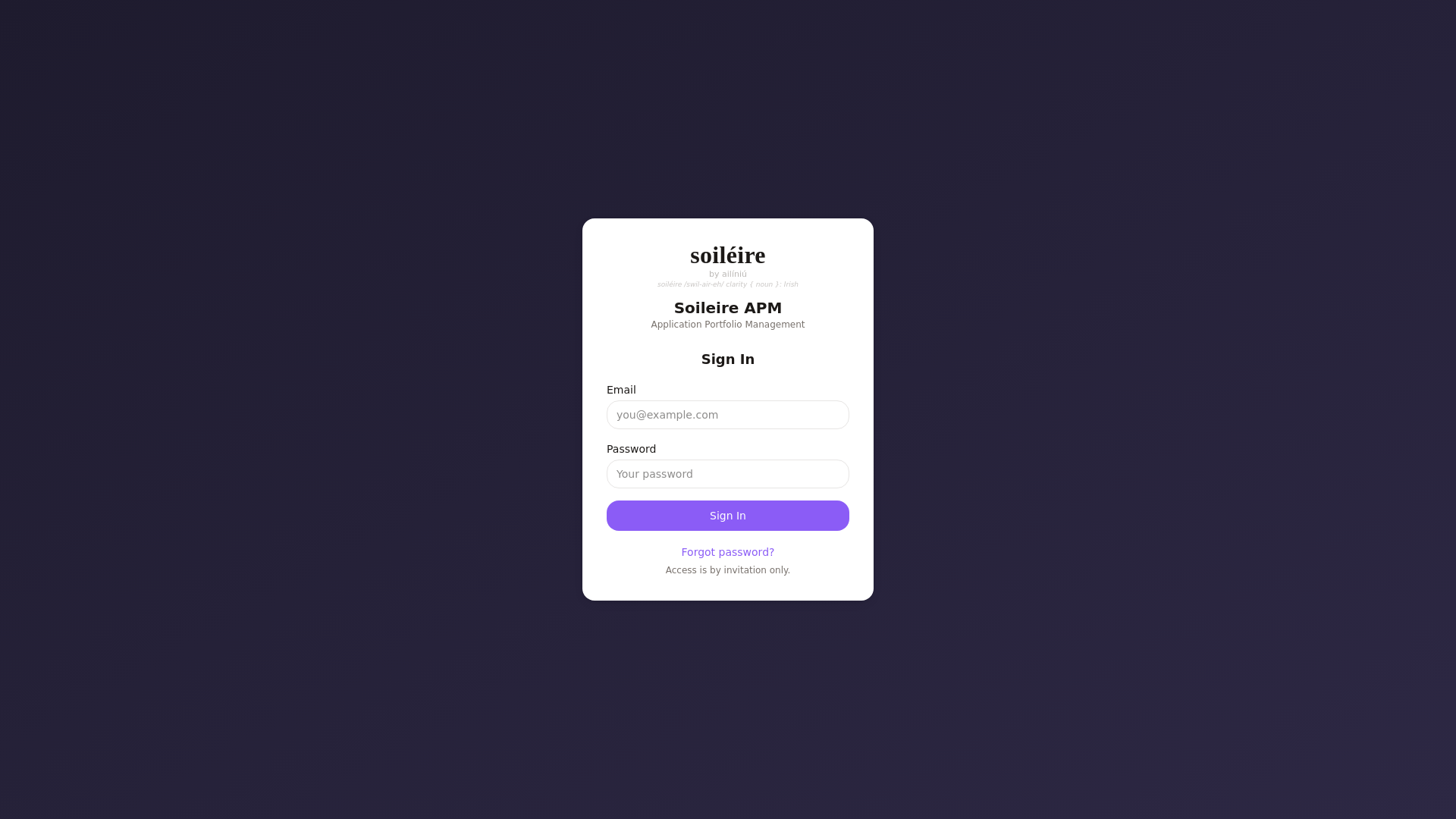 website screenshot of https://soileire-demo.pages.dev/