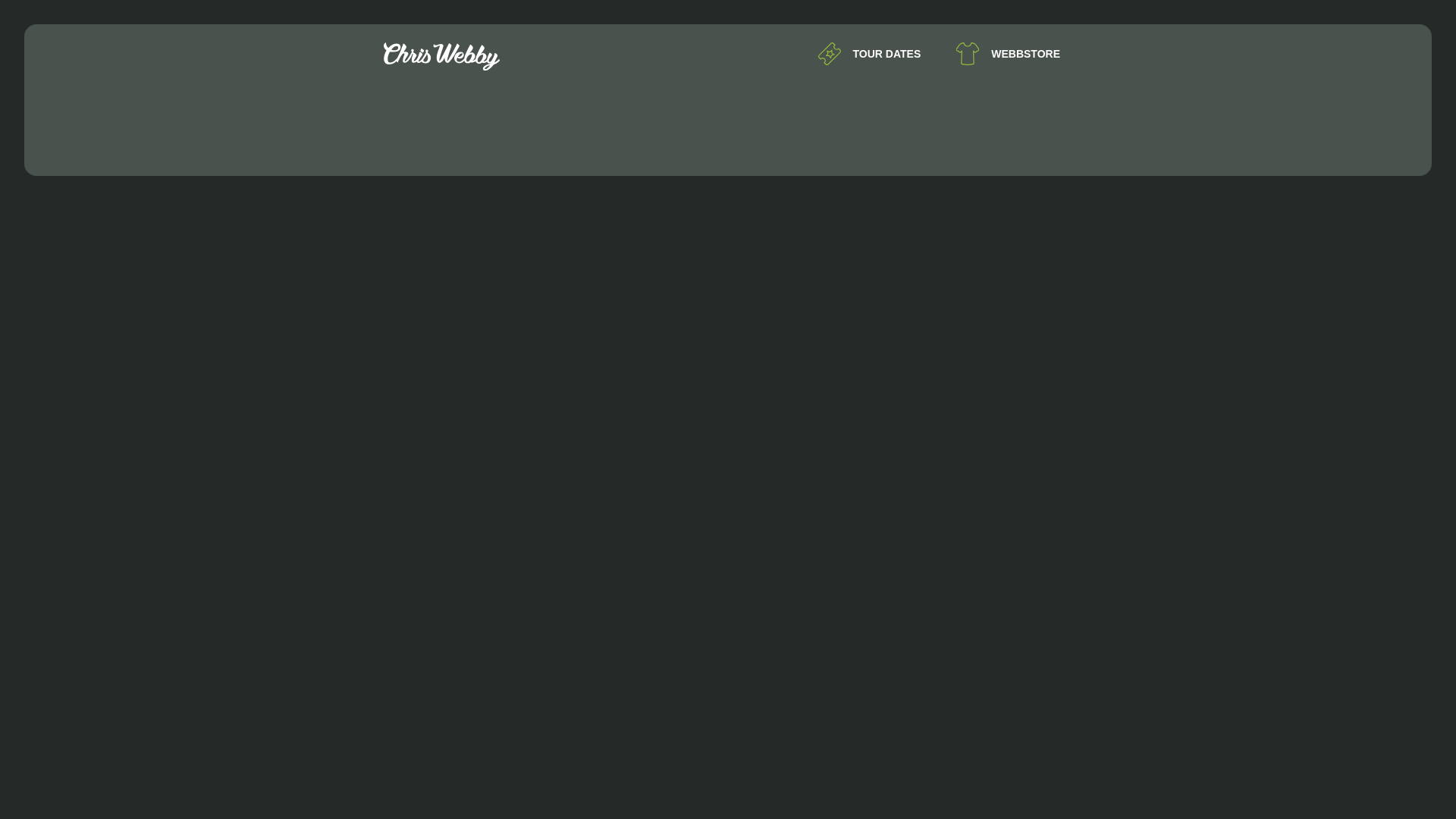 website screenshot of https://www.chriswebby.com/