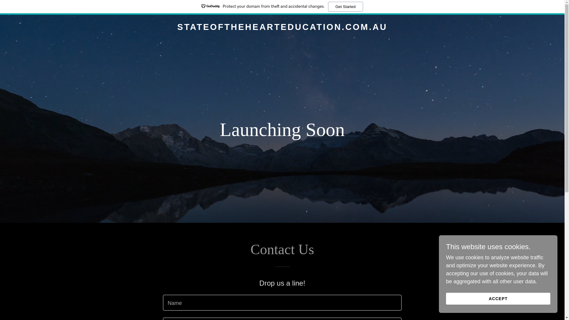 website screenshot of https://stateofthehearteducation.com.au/