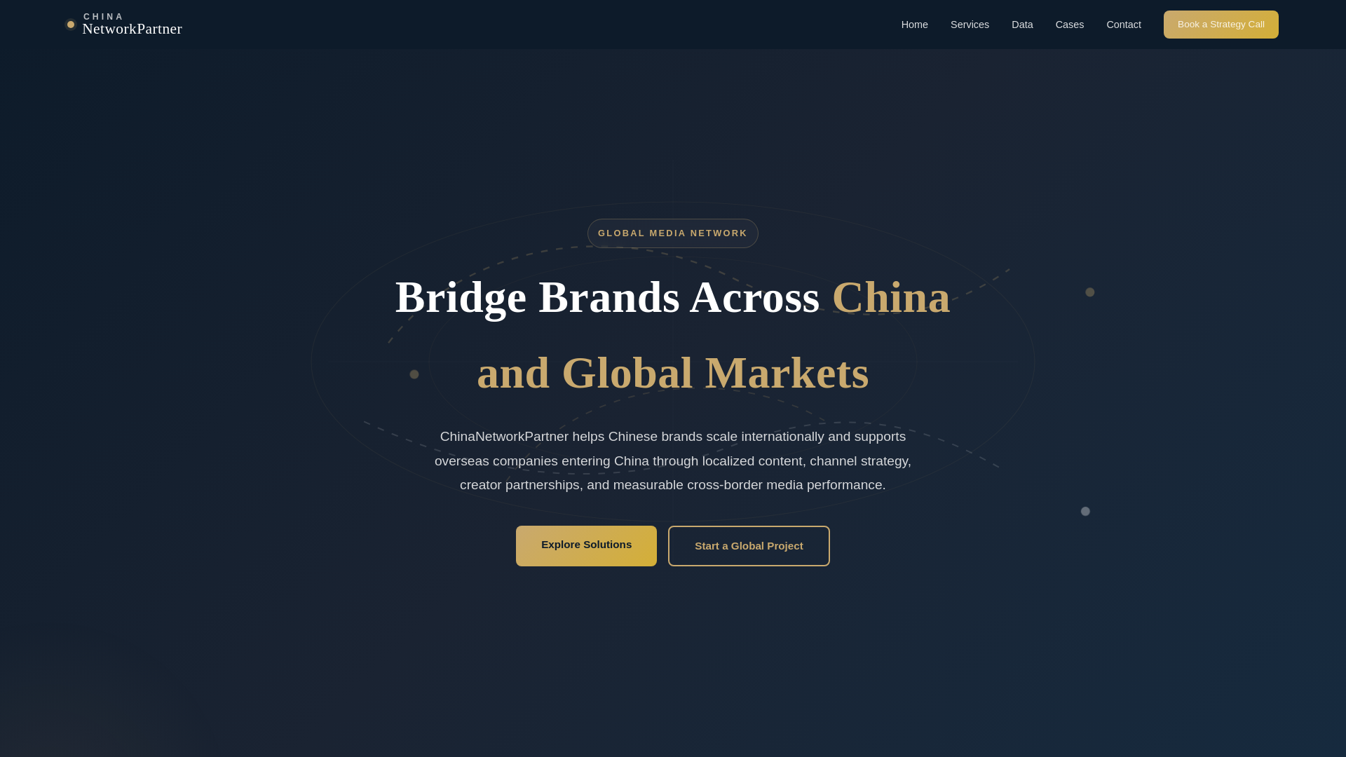 website screenshot of https://chinanetworkpartner.com