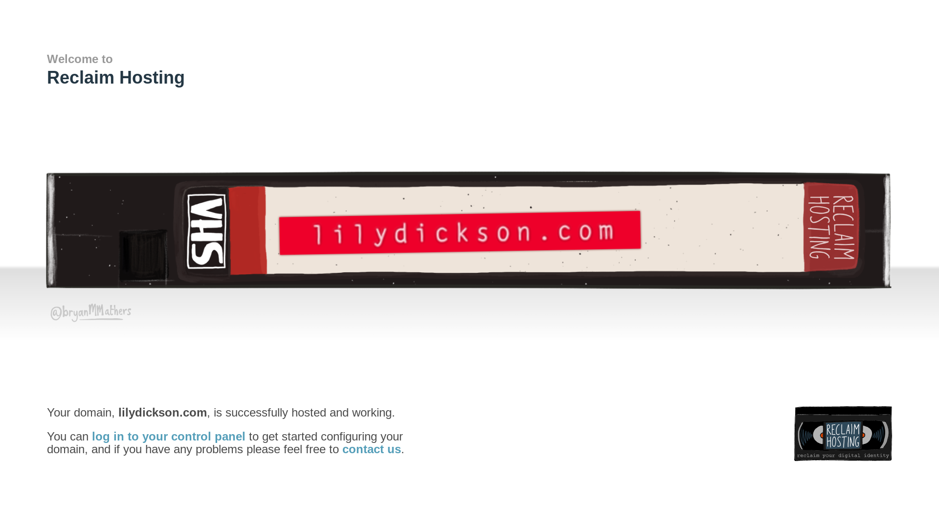 website screenshot of https://lilydickson.com/