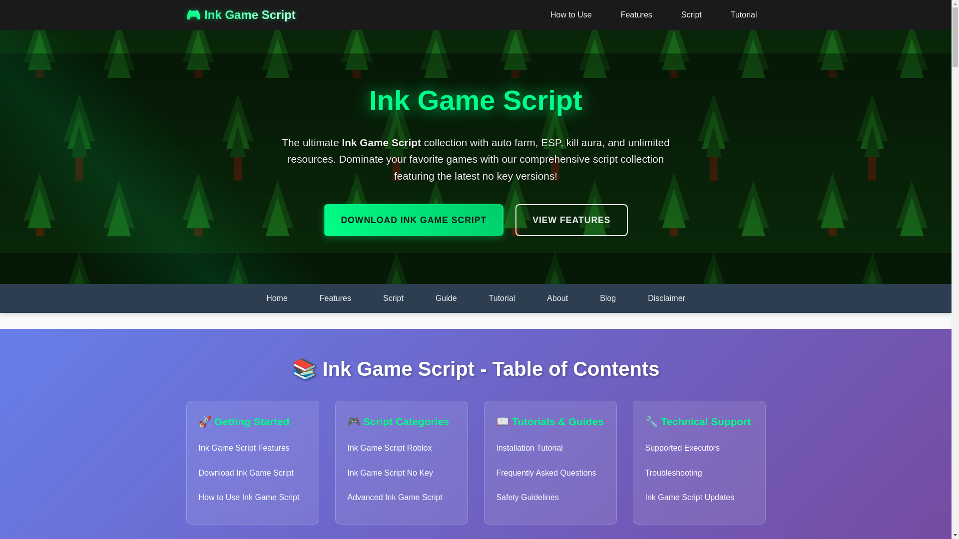 website screenshot of https://ink-game-script.com/