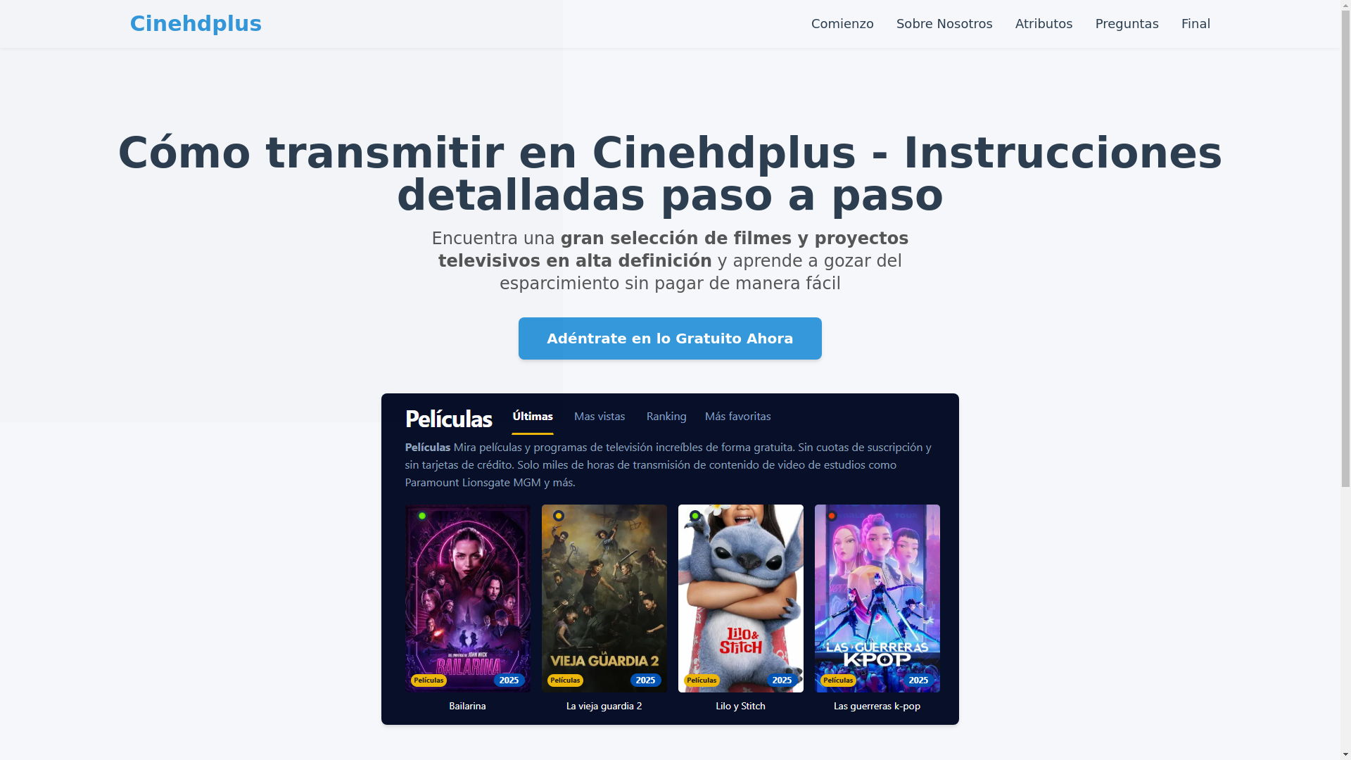 website screenshot of https://cinehdplus-cjur.pages.dev/