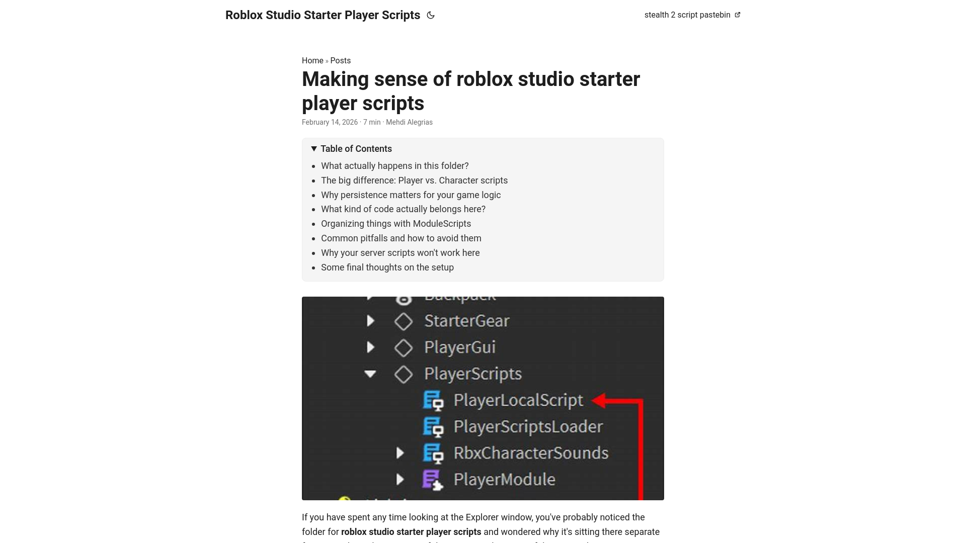 website screenshot of https://roblox-studio-starter-player-scripts.pages.dev/