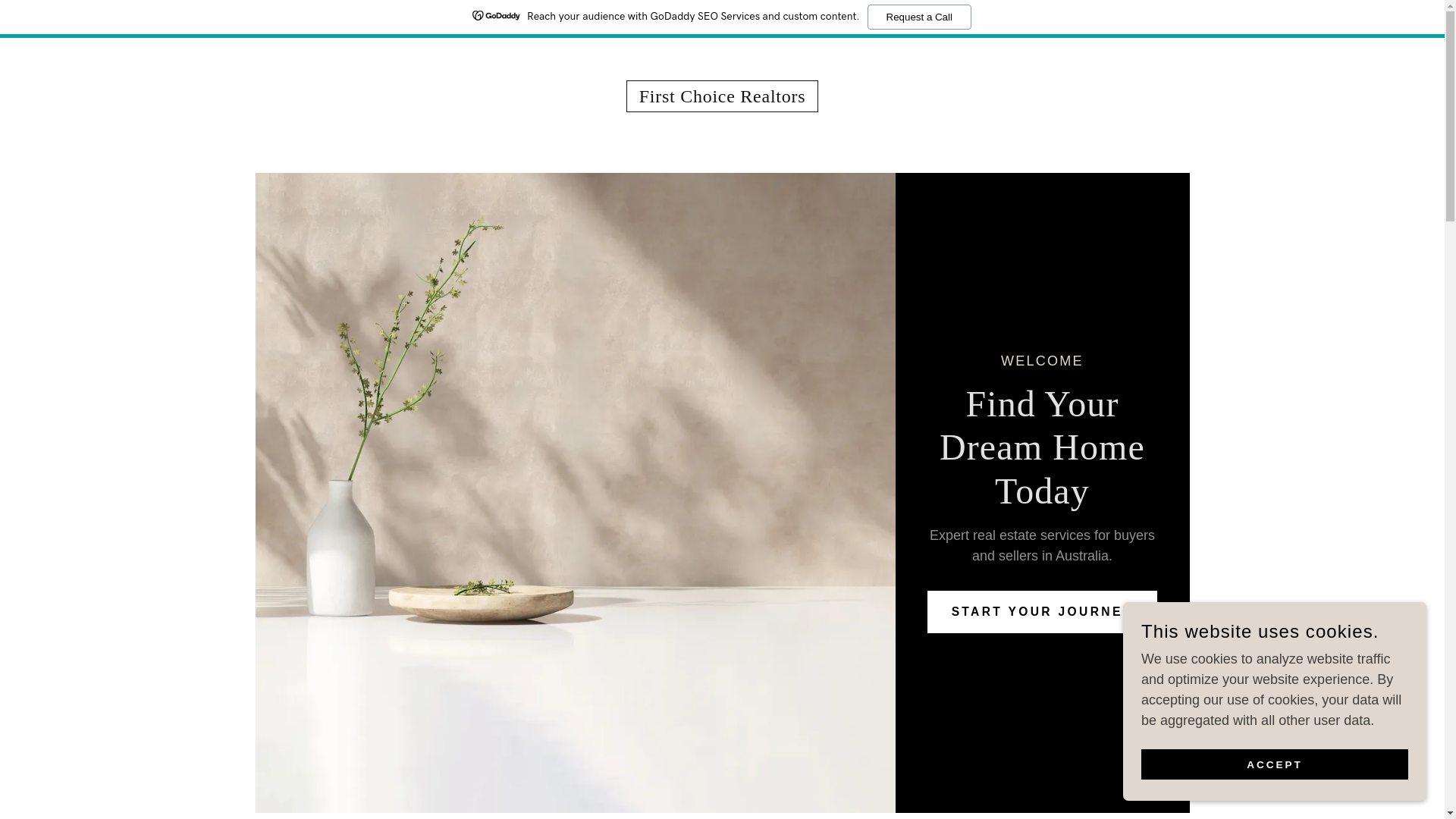 website screenshot of https://firstchoicerealtors.com.au/