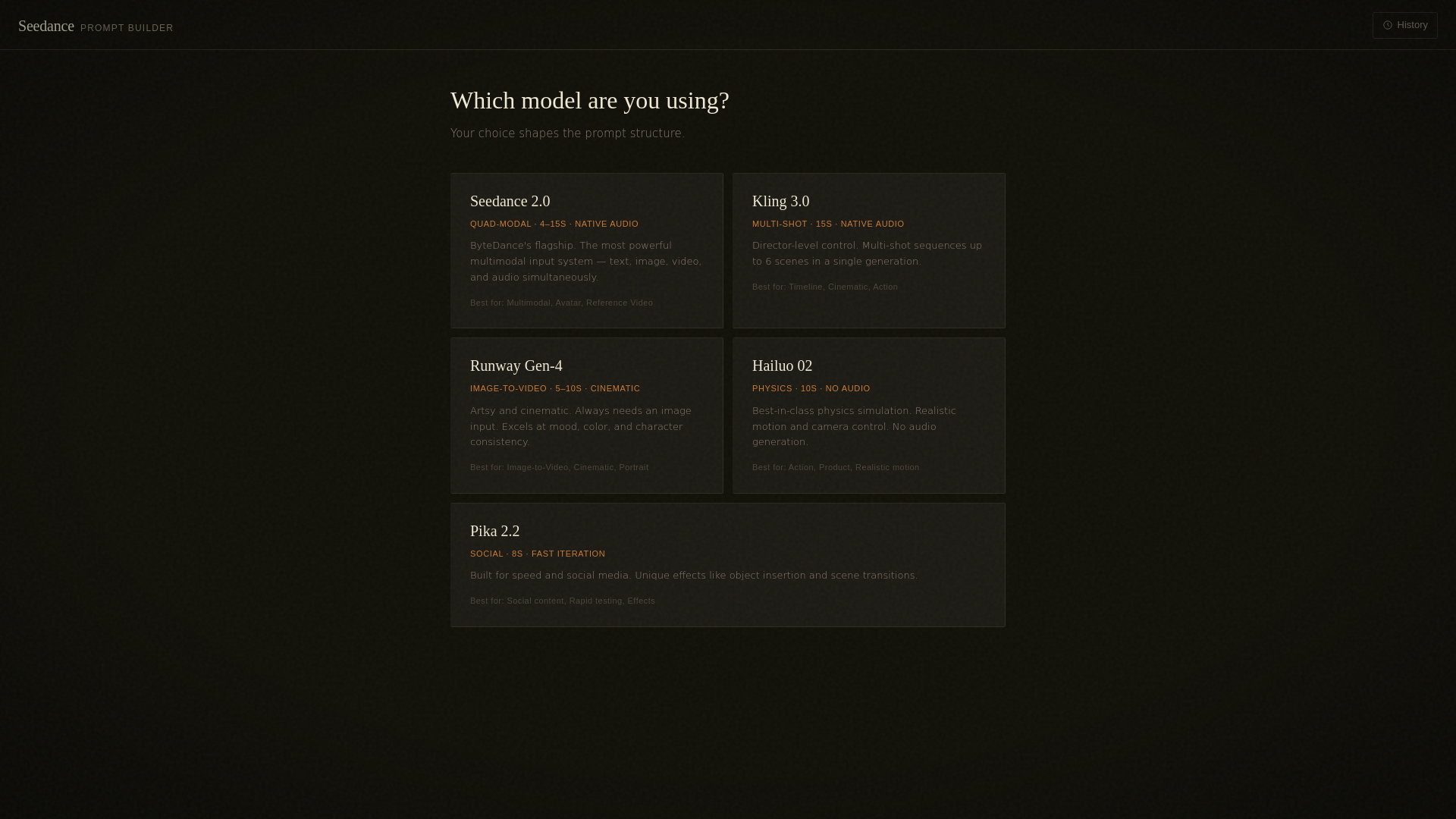 website screenshot of https://prompt-directors-notebook.pages.dev/