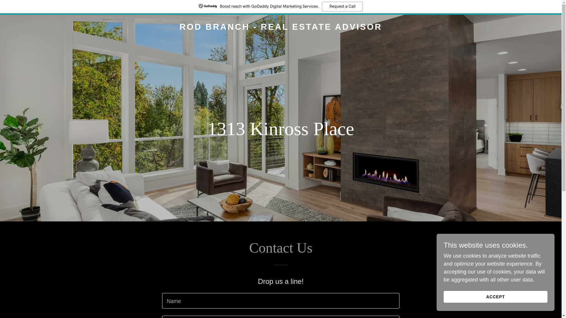 website screenshot of https://1313kinrossplace.com/
