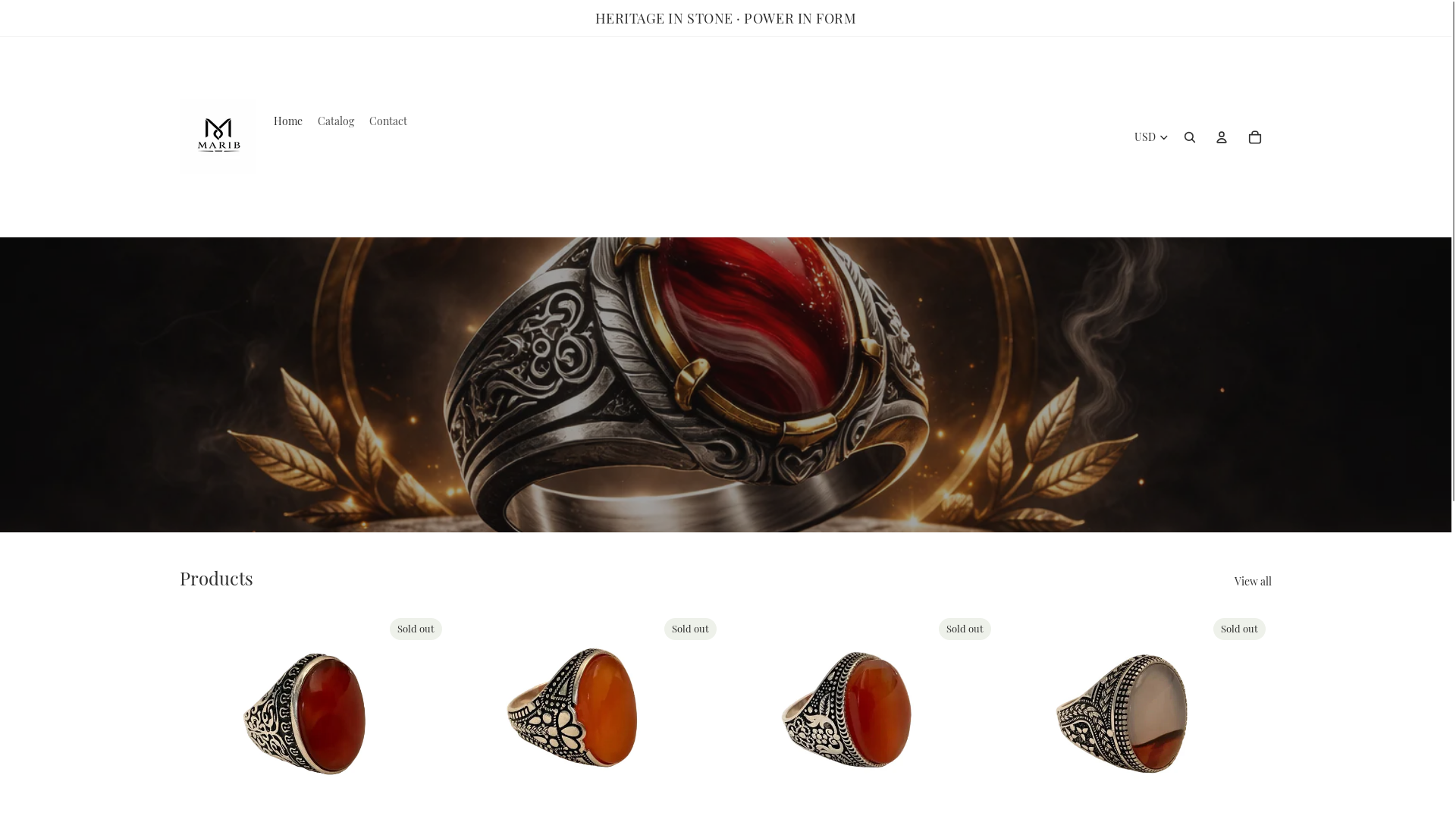 website screenshot of https://maribrings.com/