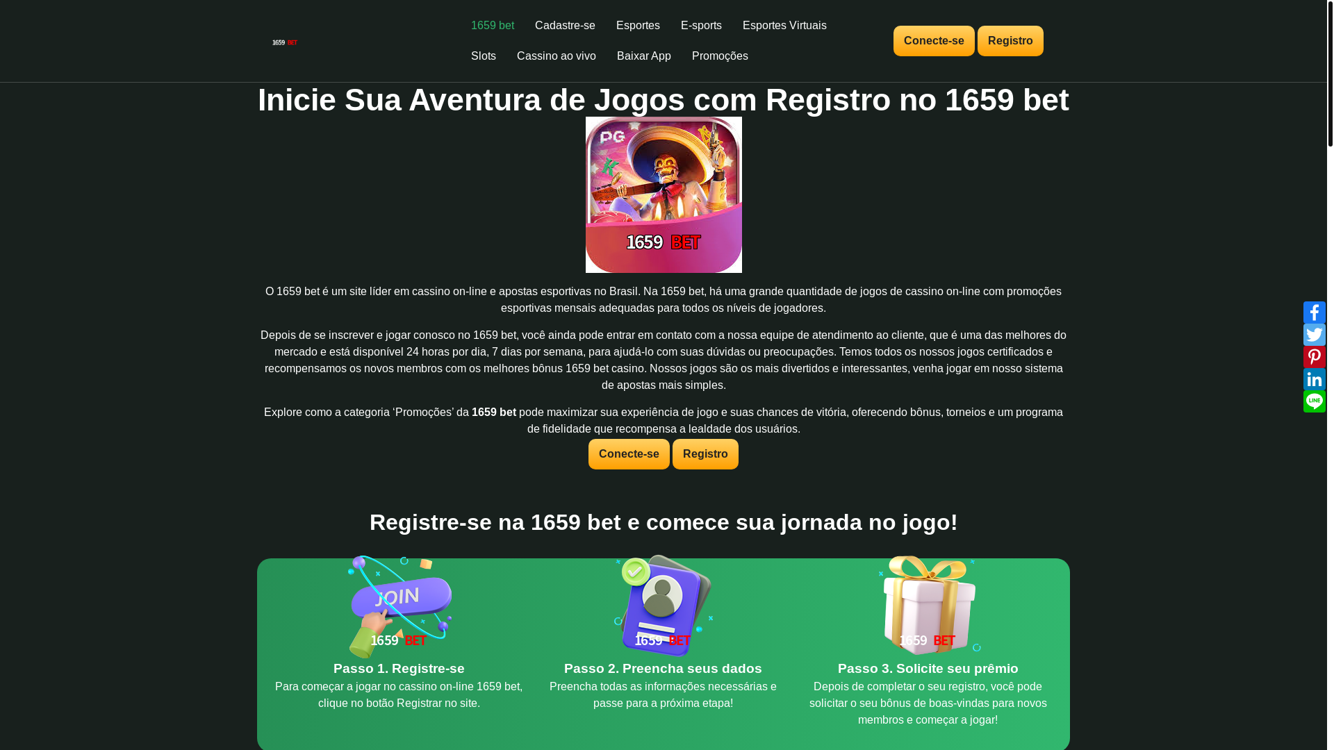 website screenshot of https://1659betbb.com/