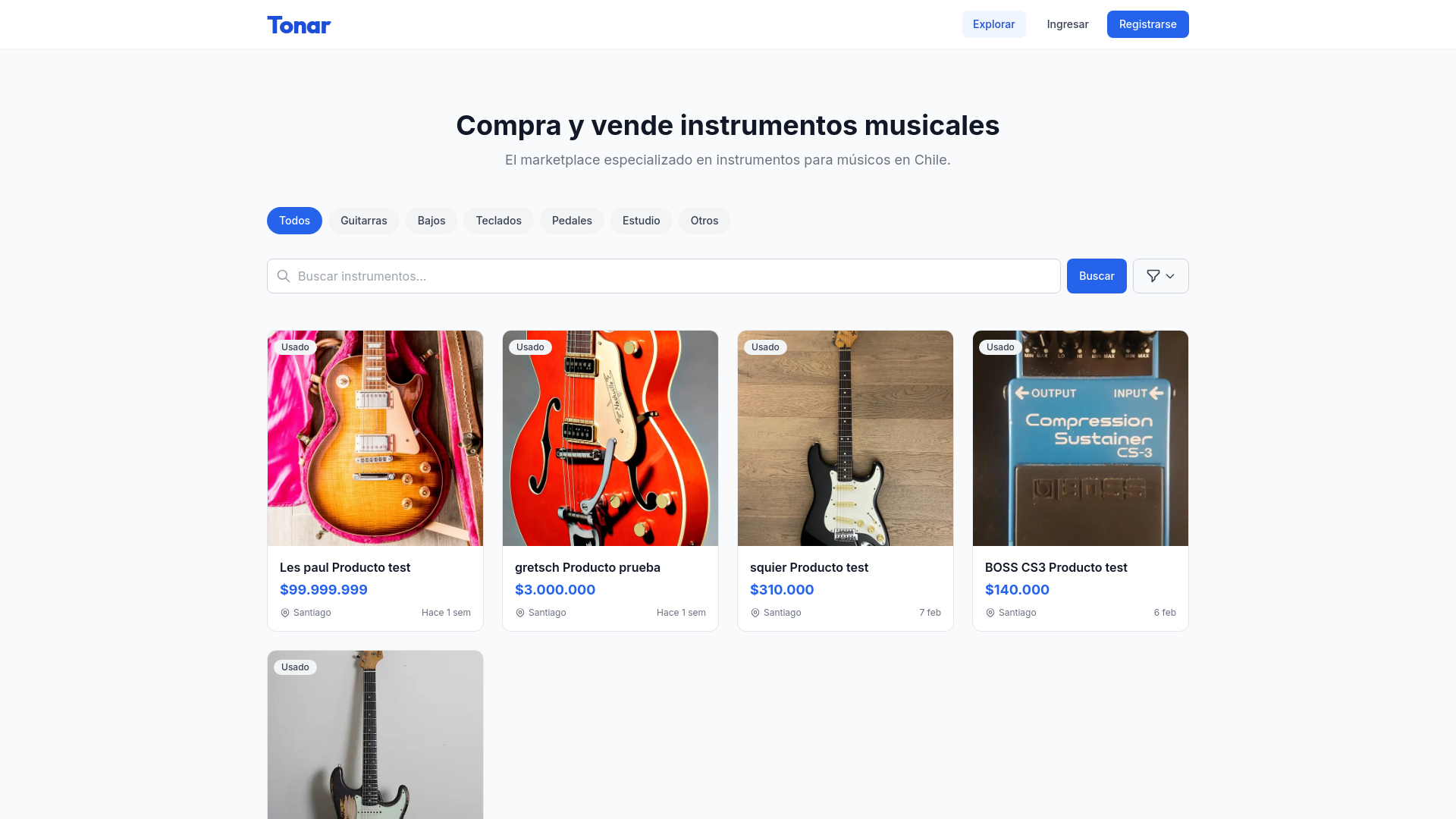 website screenshot of https://tonar.cl/