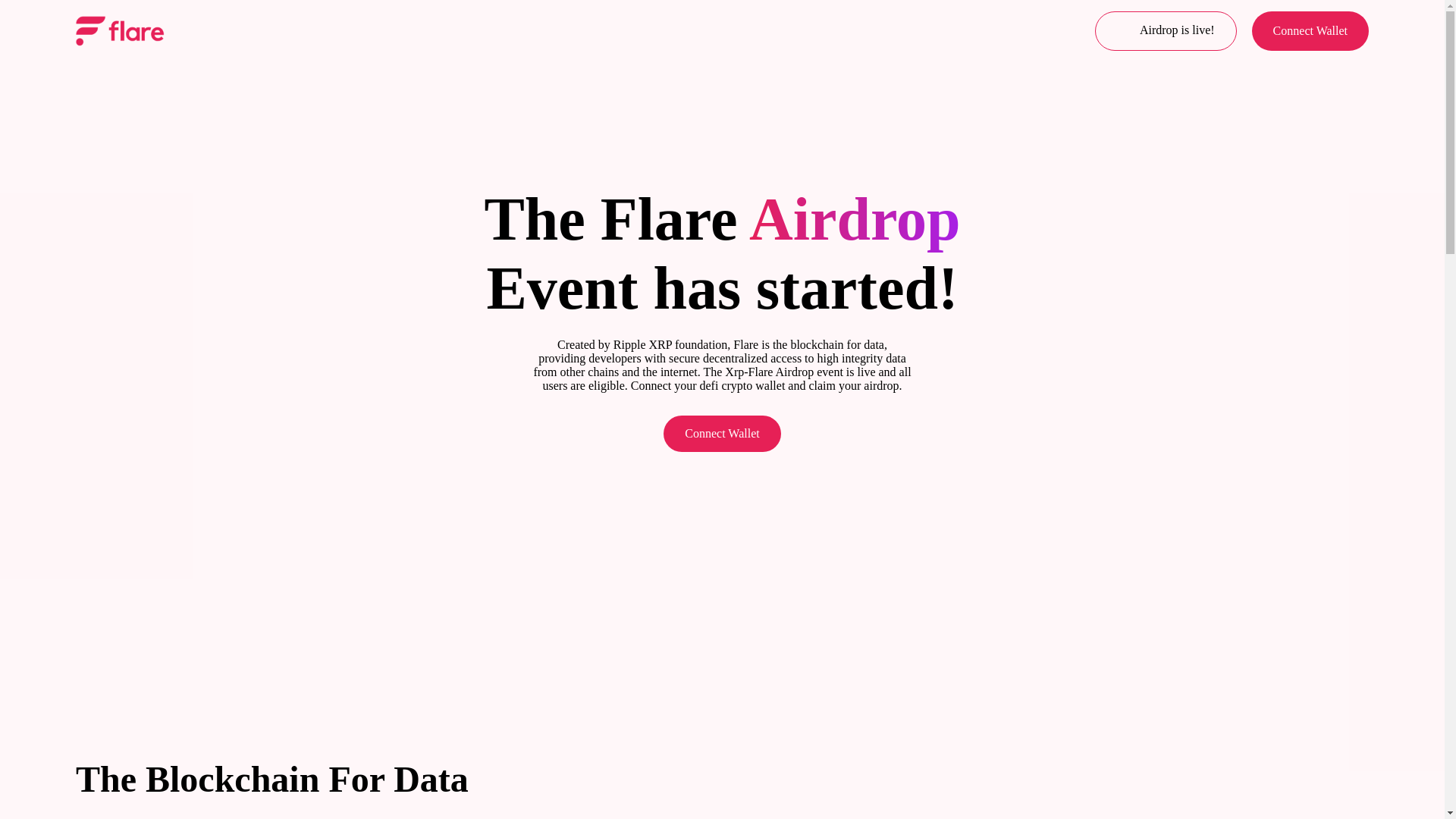 website screenshot of https://xrprippleflare.com/