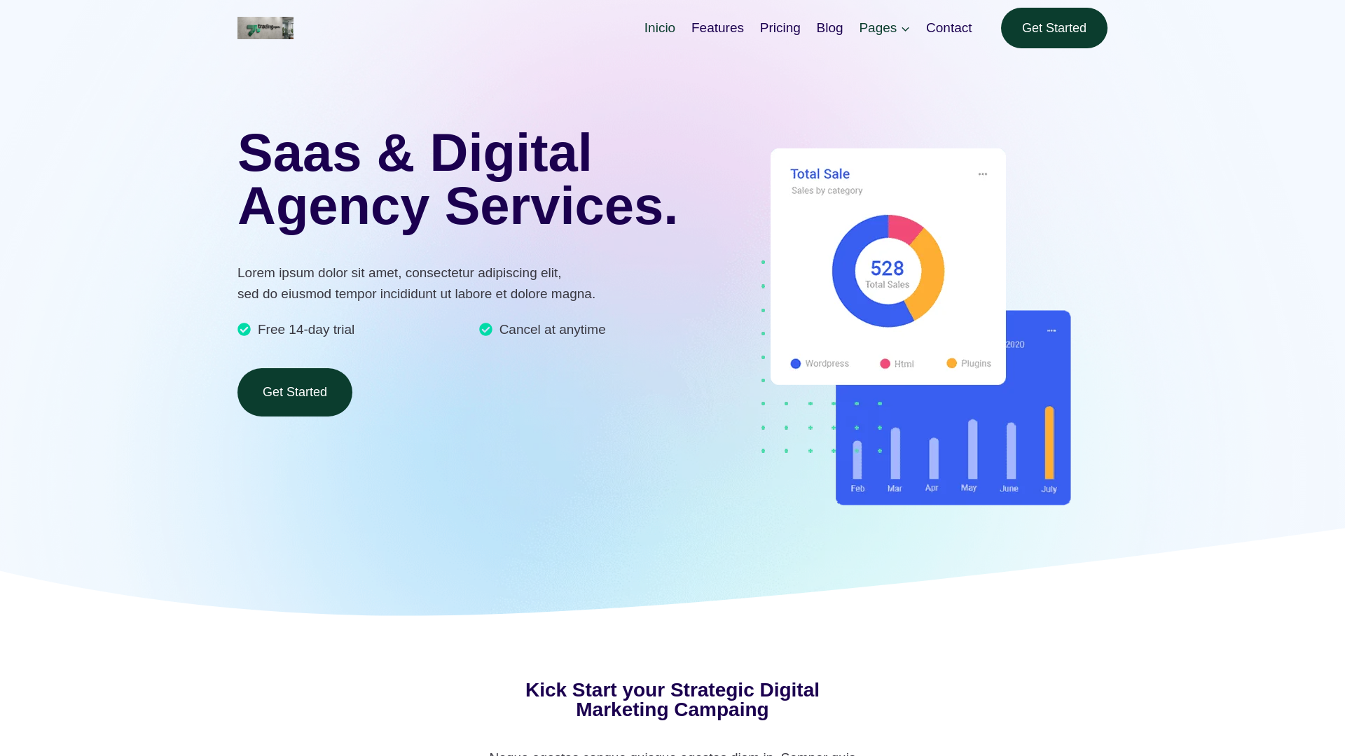 website screenshot of https://tradingorganico.com/