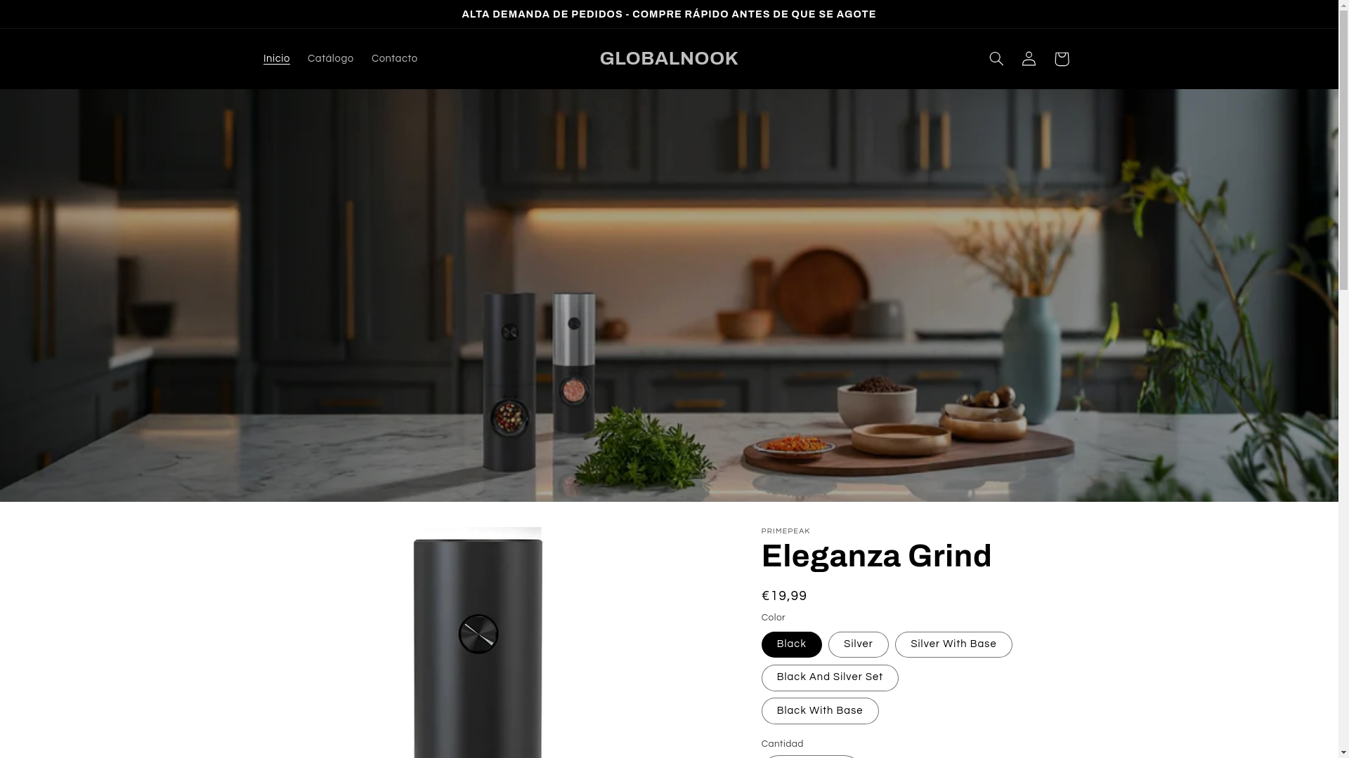 website screenshot of https://theglobalnook.com/