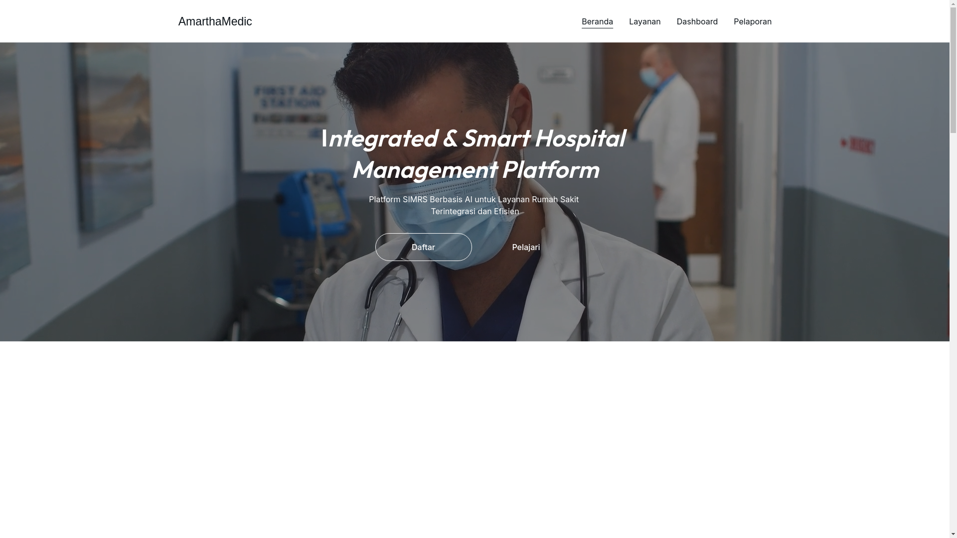 website screenshot of https://amartamedic.com/
