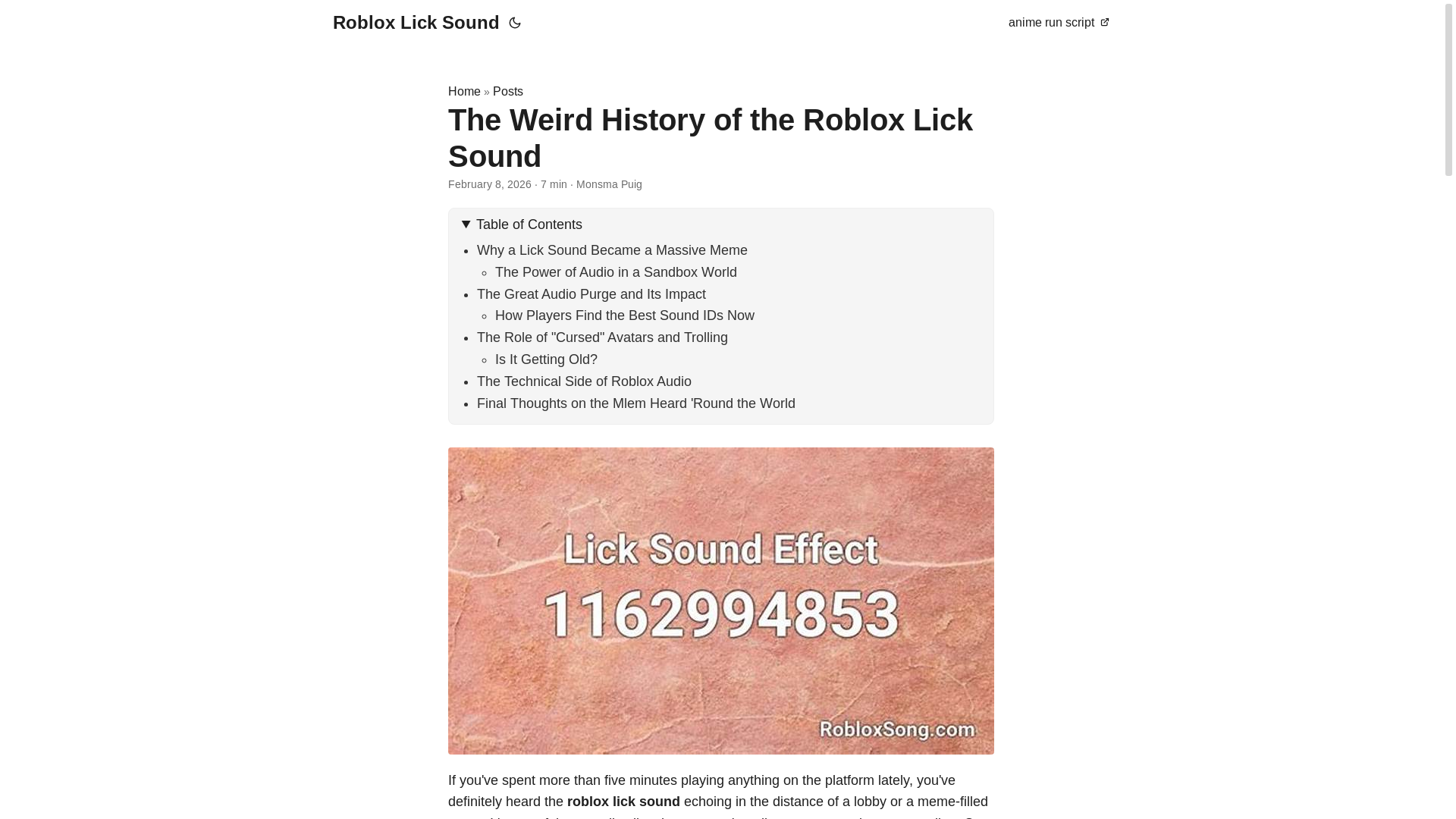 website screenshot of https://roblox-lick-sound.pages.dev/