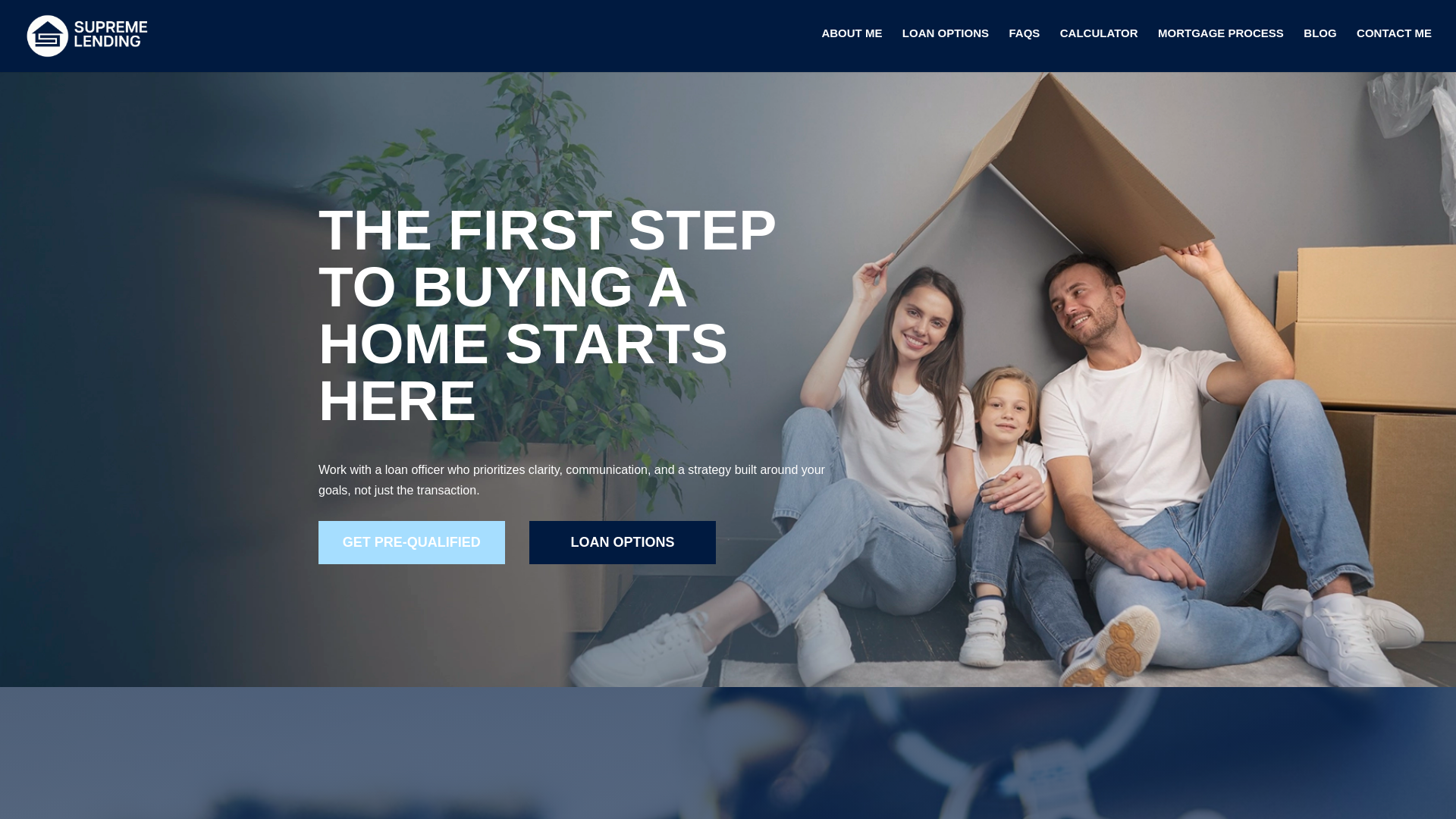 website screenshot of https://trudyramey-supreme.com/