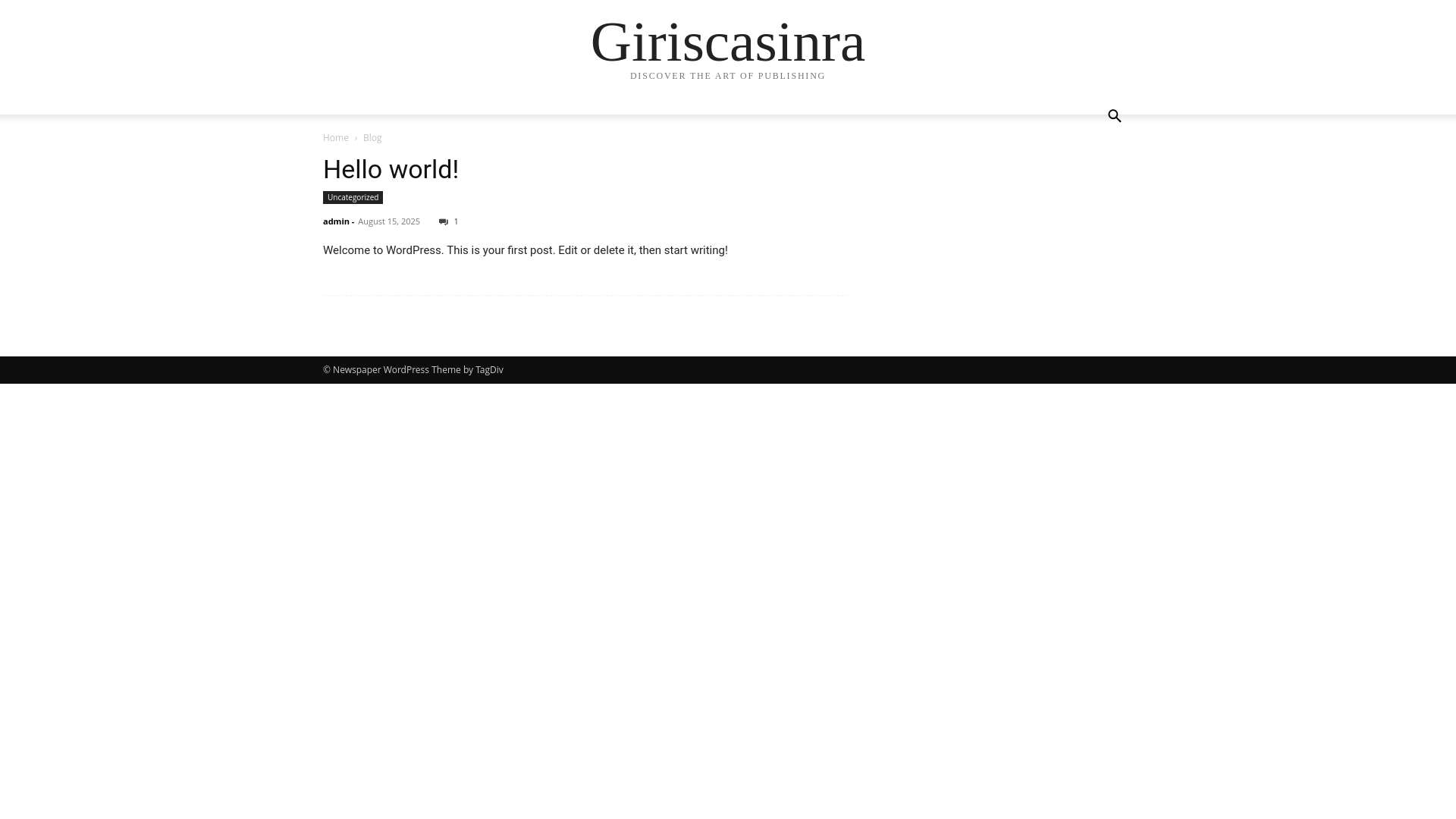 website screenshot of https://giriscasinra.com/