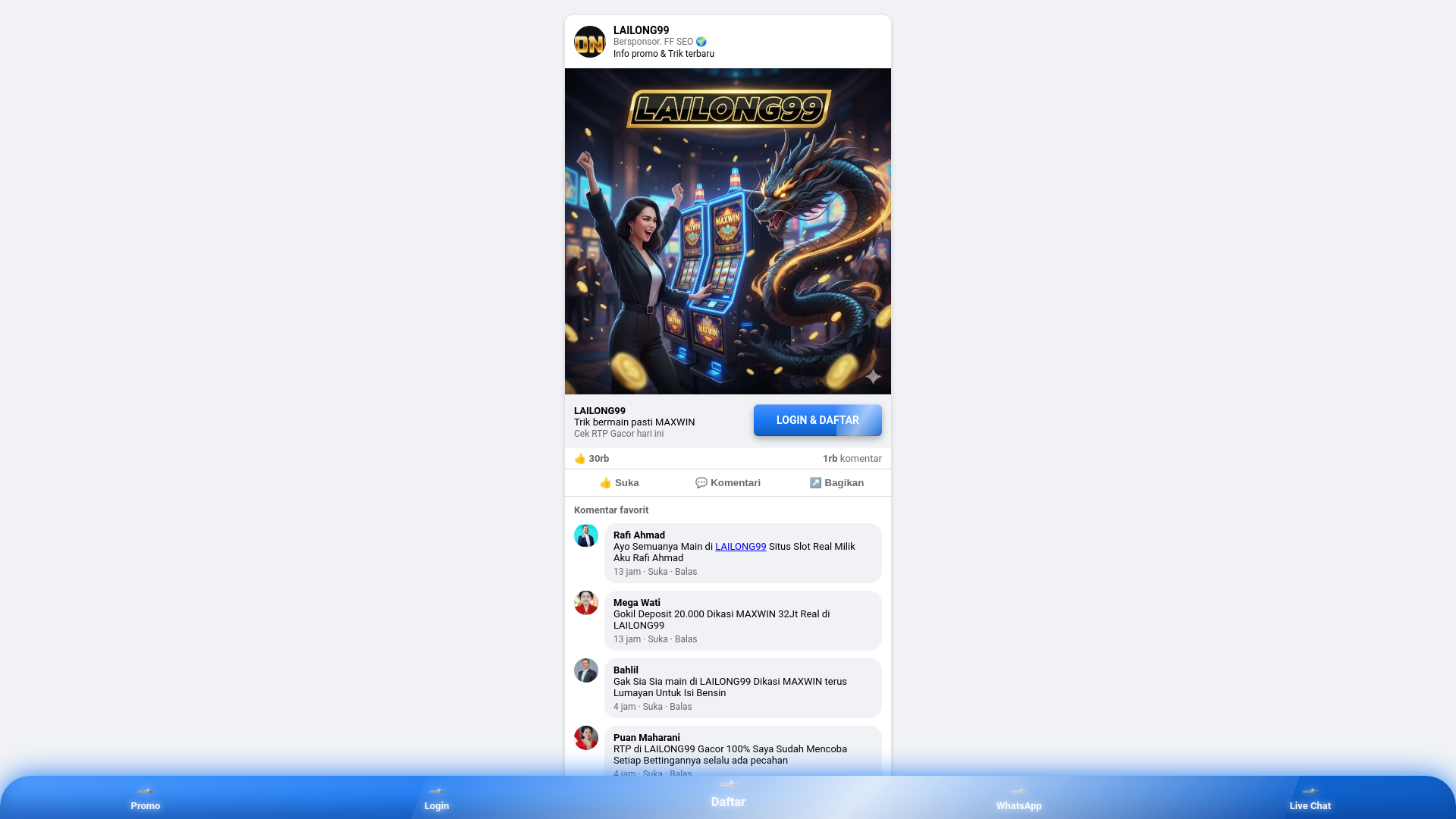 website screenshot of https://lailong99-gacor-abies.pages.dev/