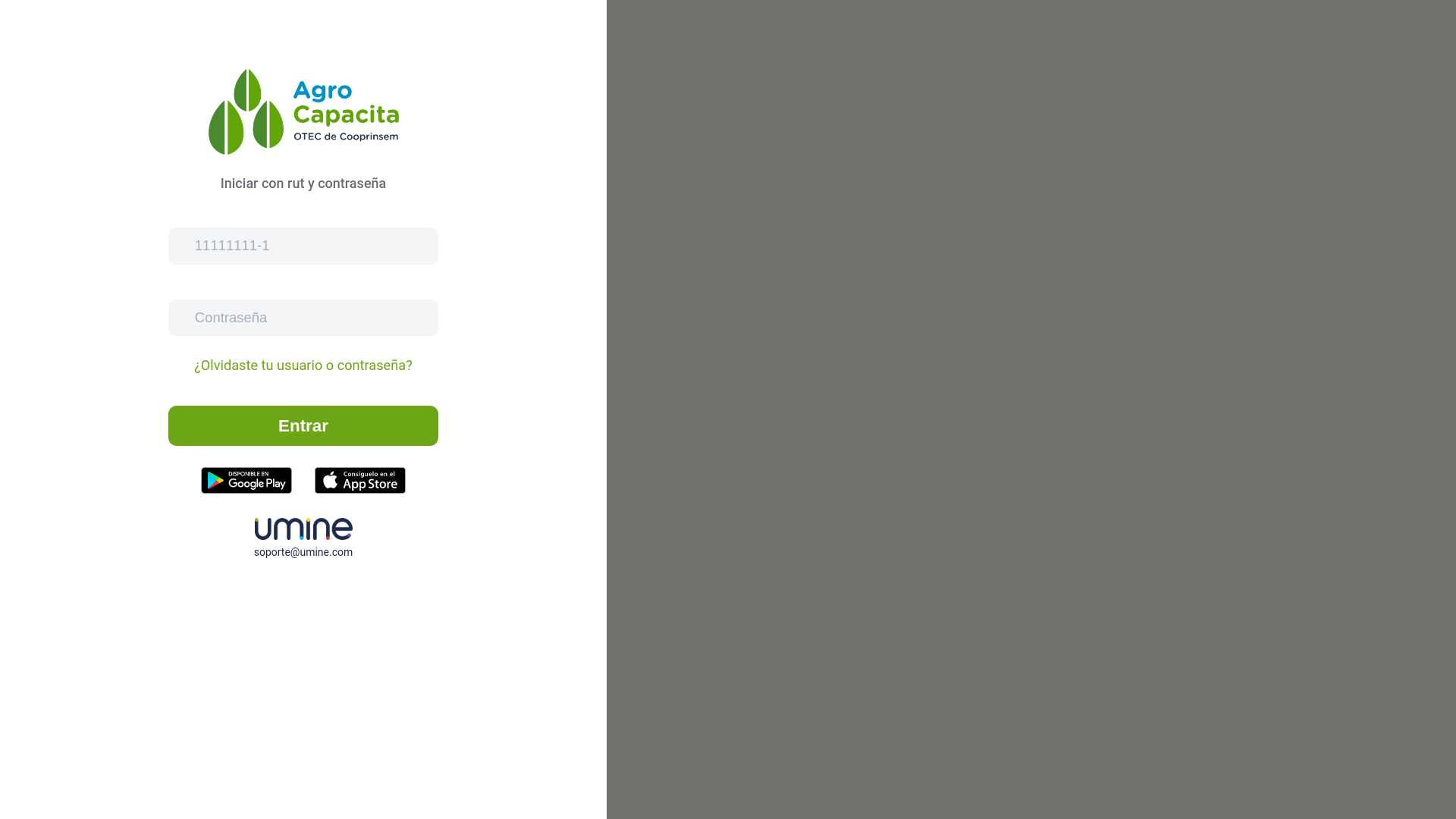 website screenshot of https://cursosagrocapacita.cl/