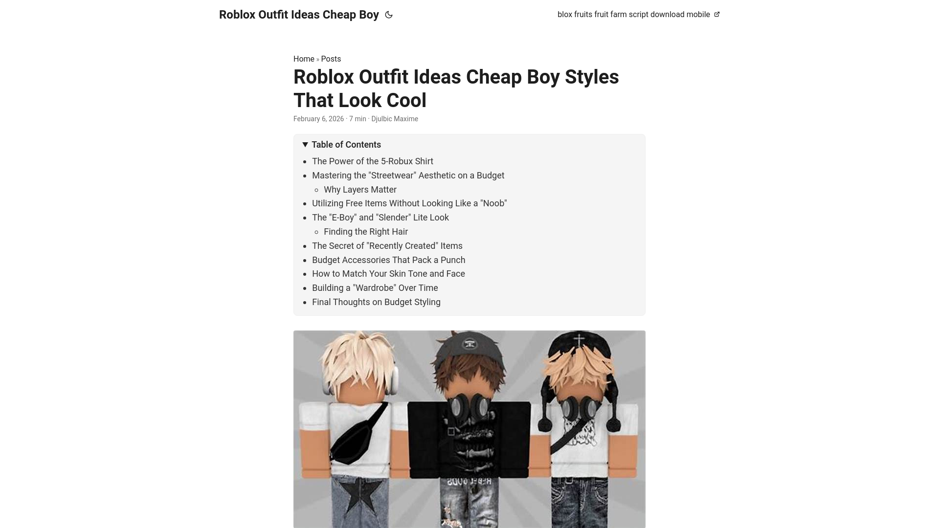 website screenshot of https://roblox-outfit-ideas-cheap-boy.pages.dev/