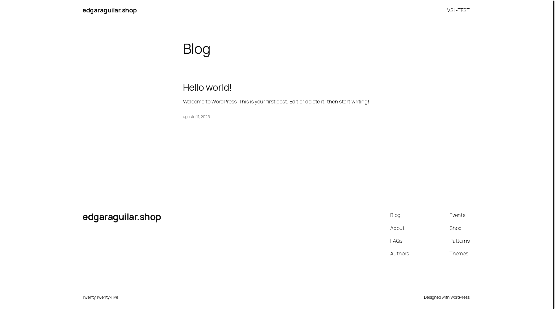 website screenshot of https://edgaraguilar.shop/