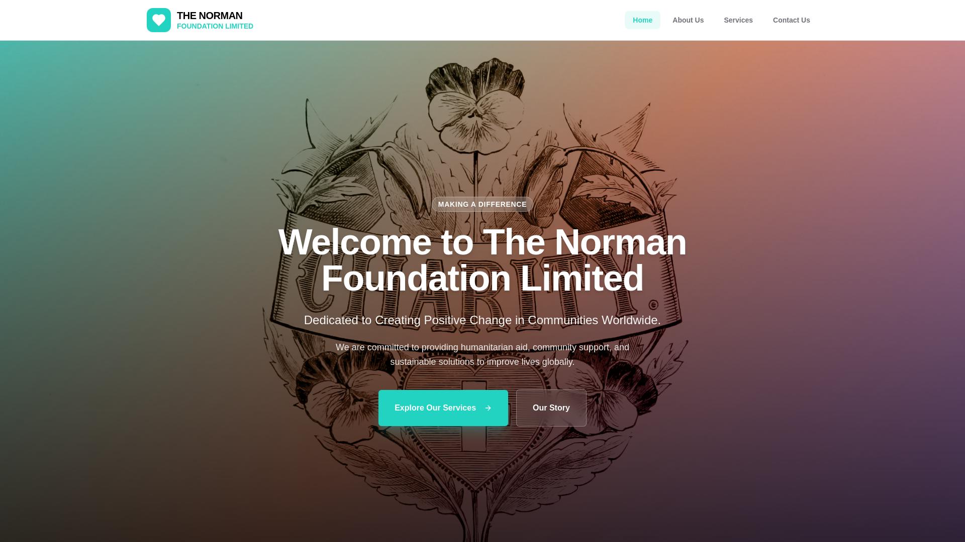website screenshot of https://normanfoundation.asia/