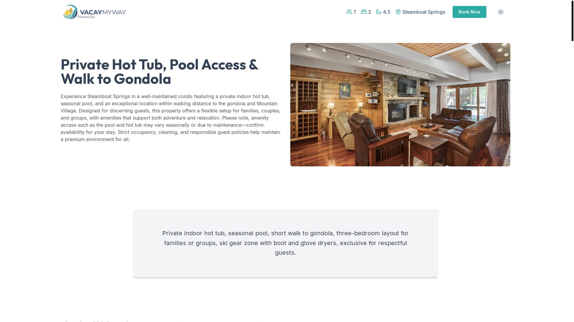 website screenshot of https://steamboathotub.house/