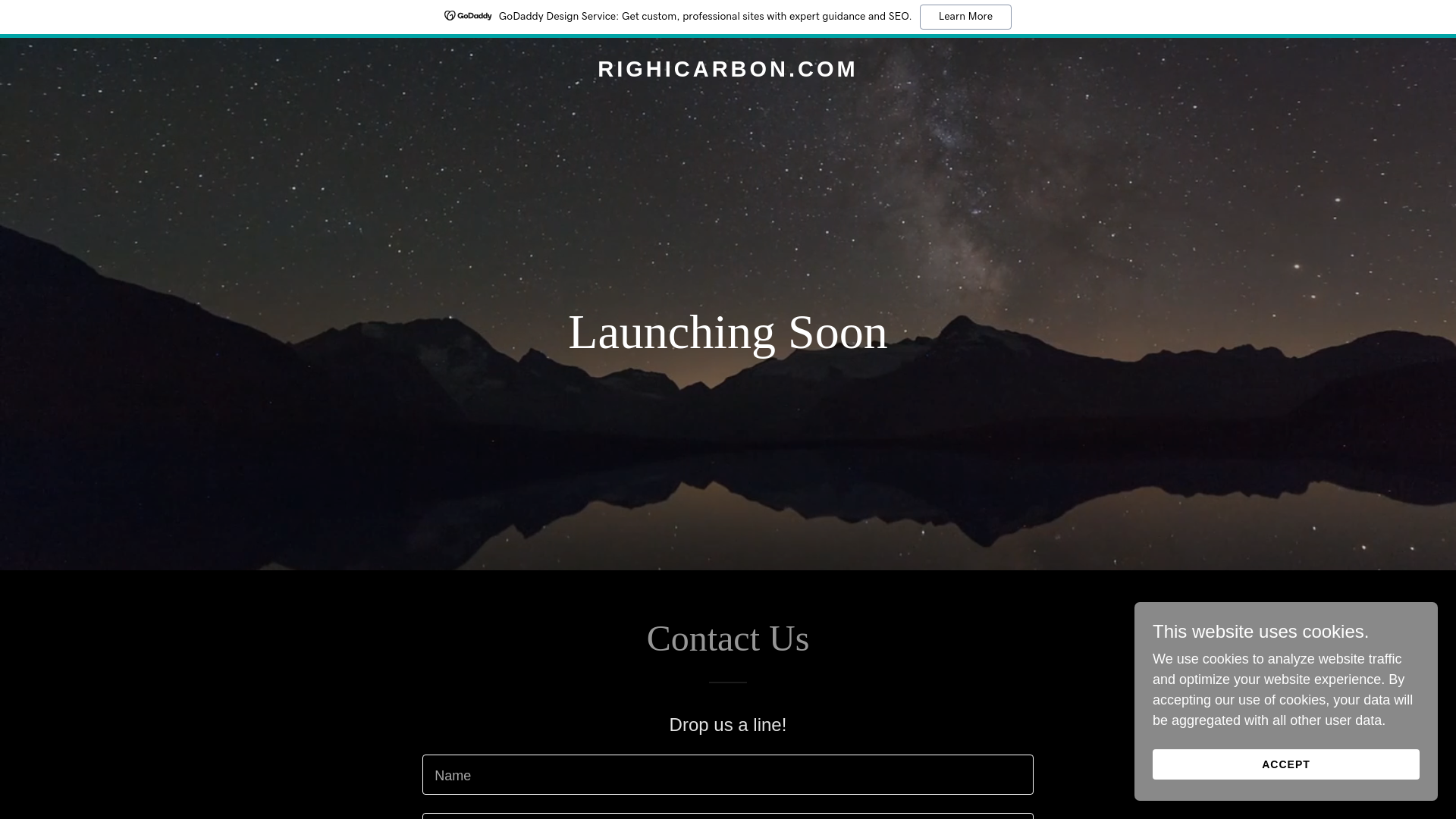 website screenshot of https://righicarbon.com/
