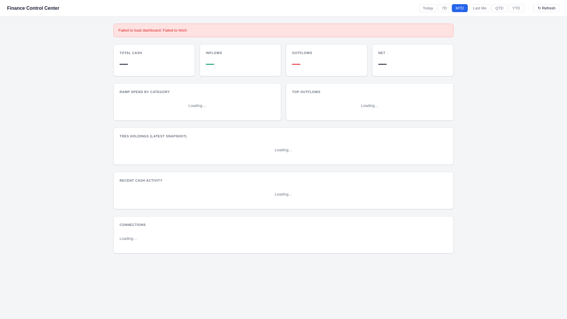 website screenshot of https://finance-control-center-ui.pages.dev/