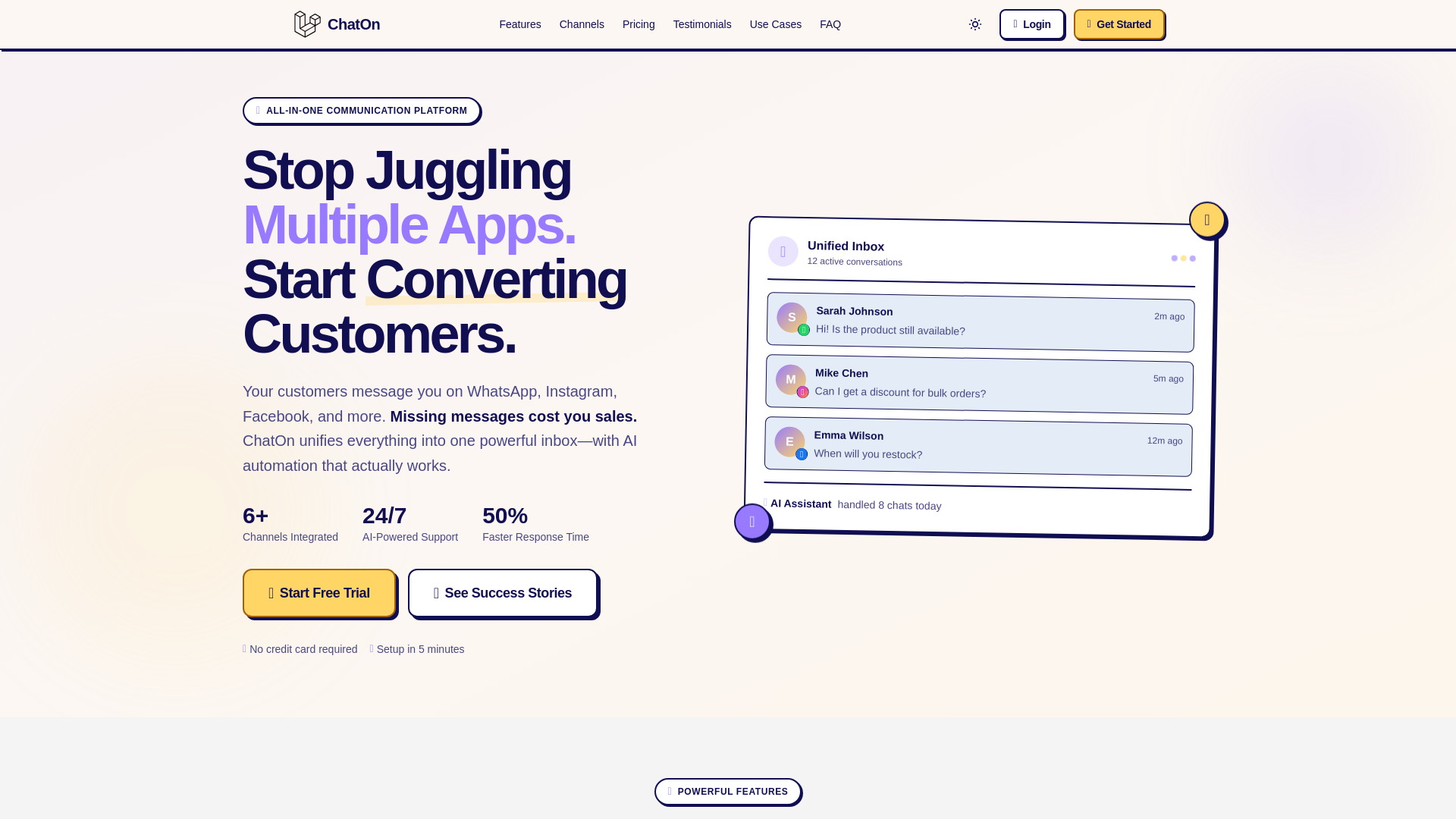website screenshot of https://chaton.my.id/