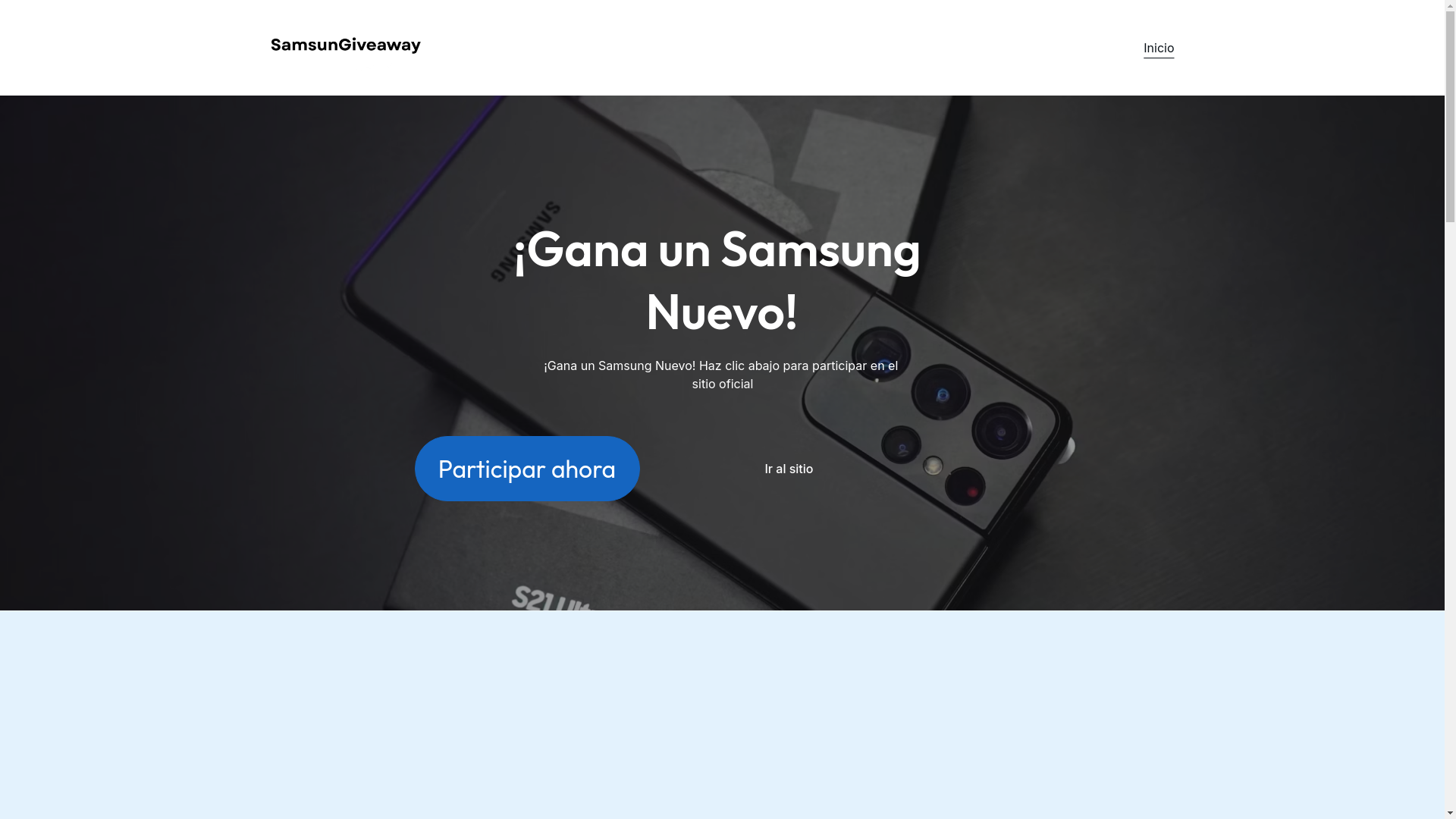 website screenshot of https://ganasamsung.site/