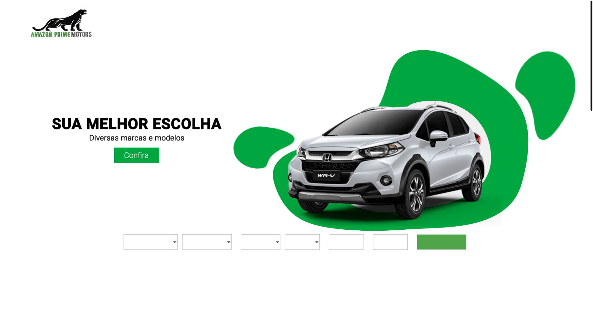 website screenshot of https://amazonprimemotors.com.br/