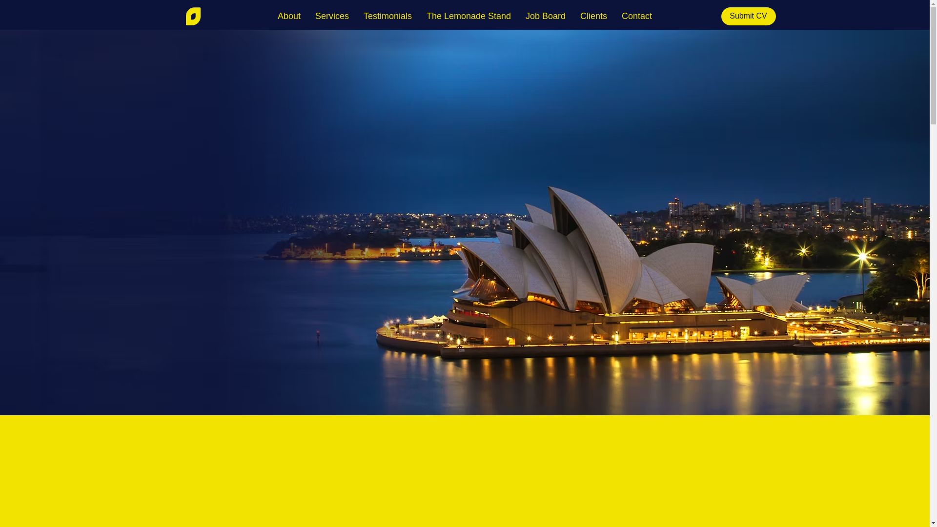website screenshot of https://lemontalent.co.uk/