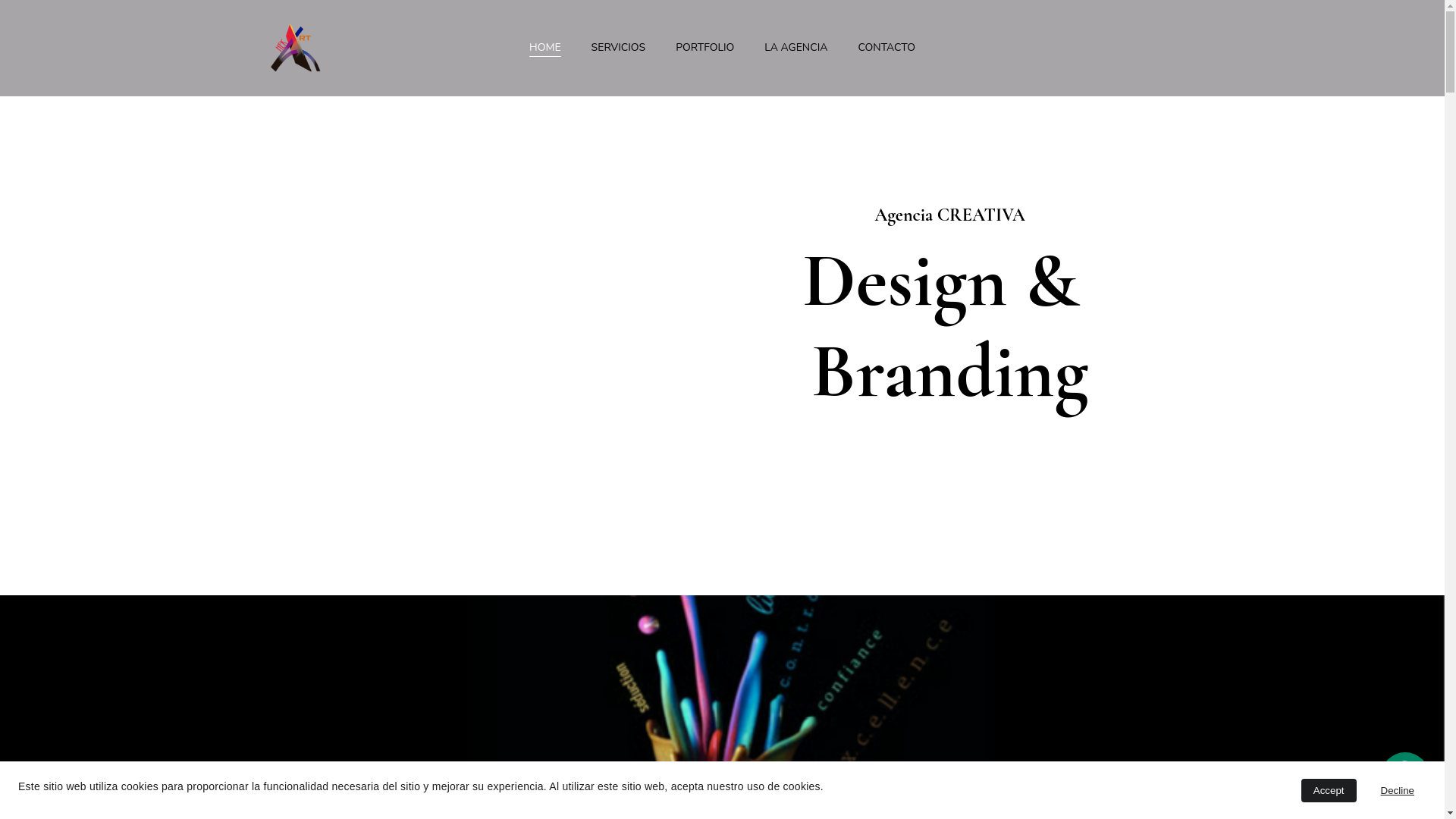 website screenshot of https://agenciahekart.es/