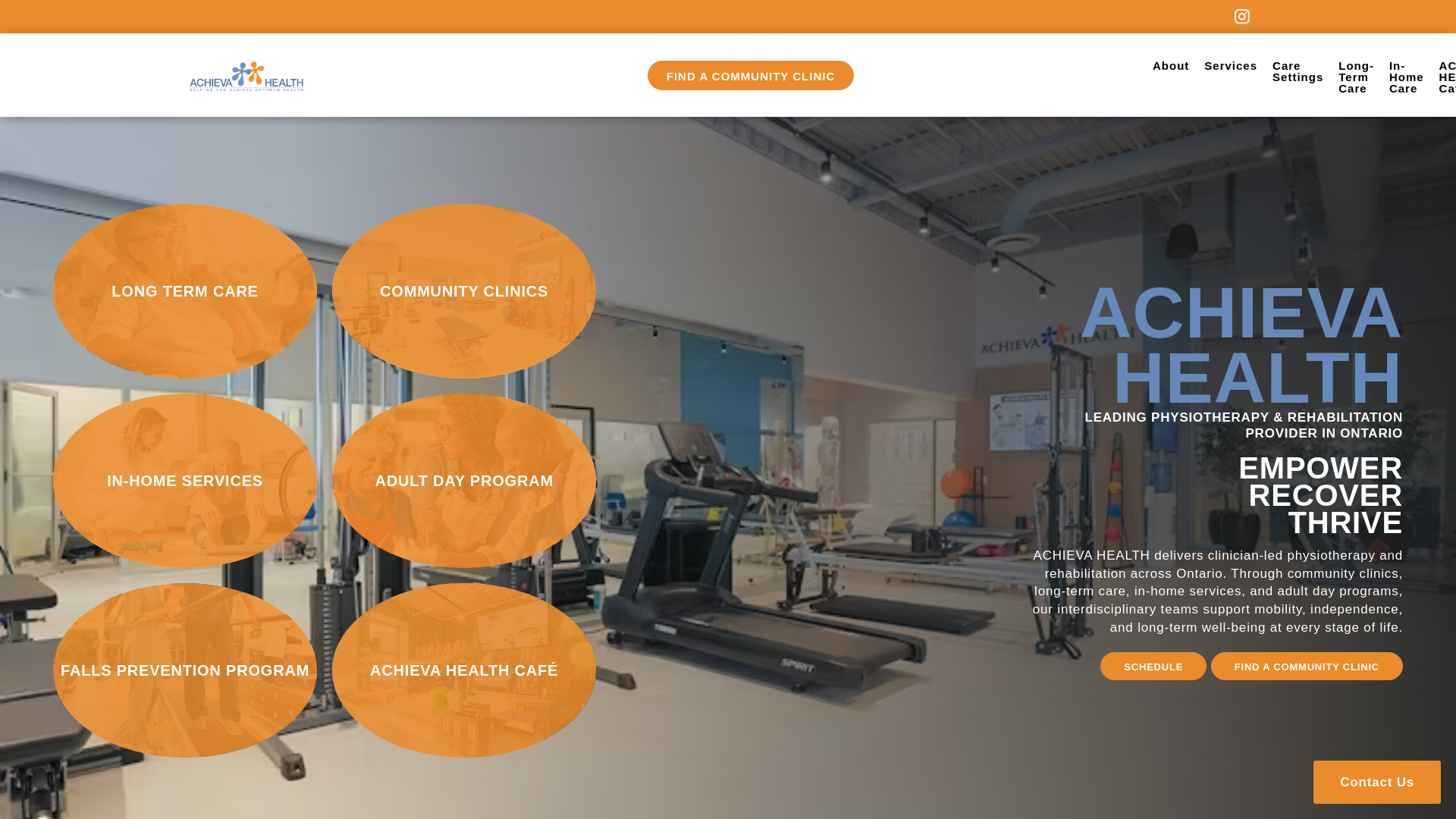 website screenshot of https://achieva-health-mega-site.pages.dev/