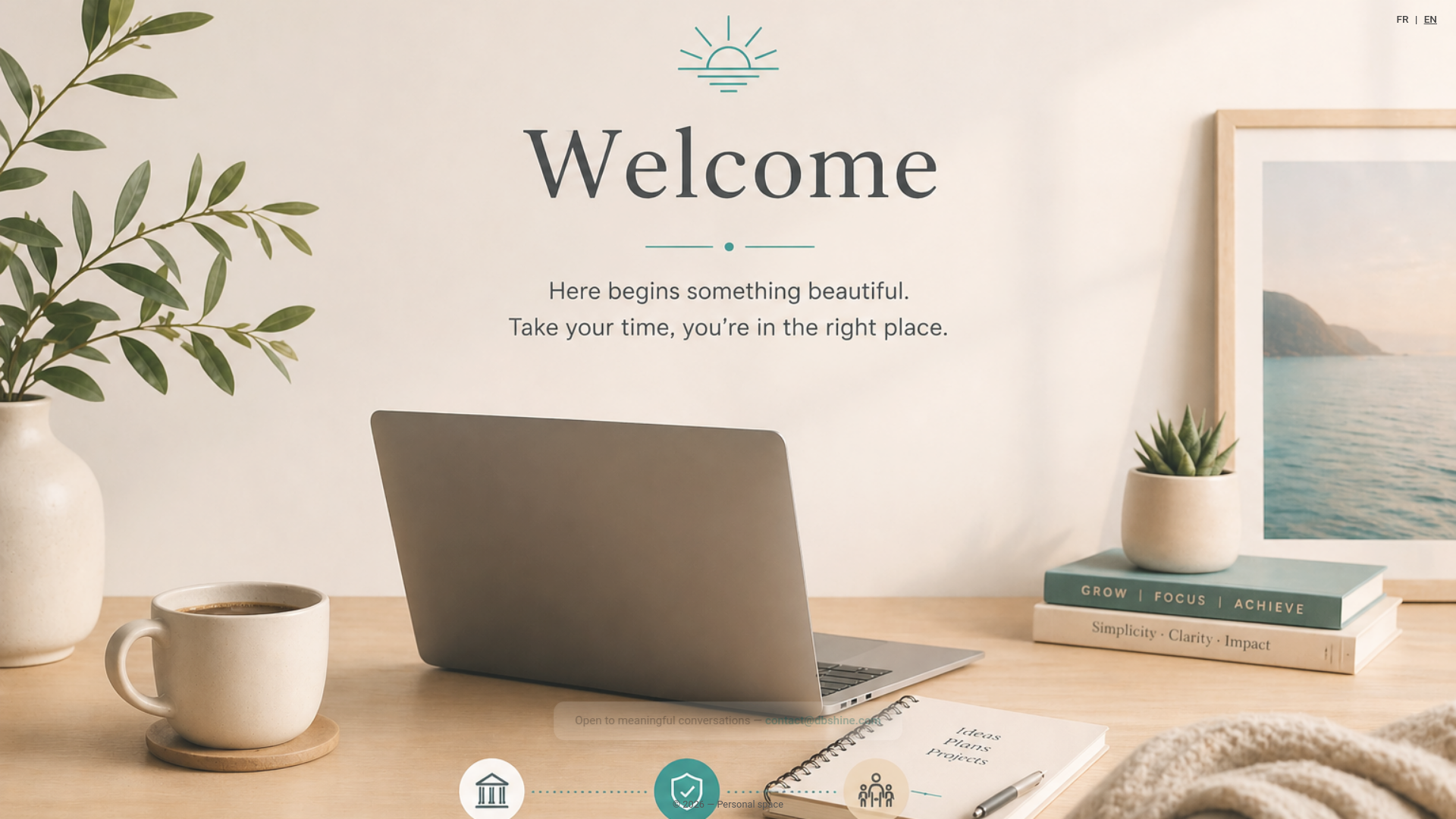 website screenshot of https://dbshine-site.pages.dev/
