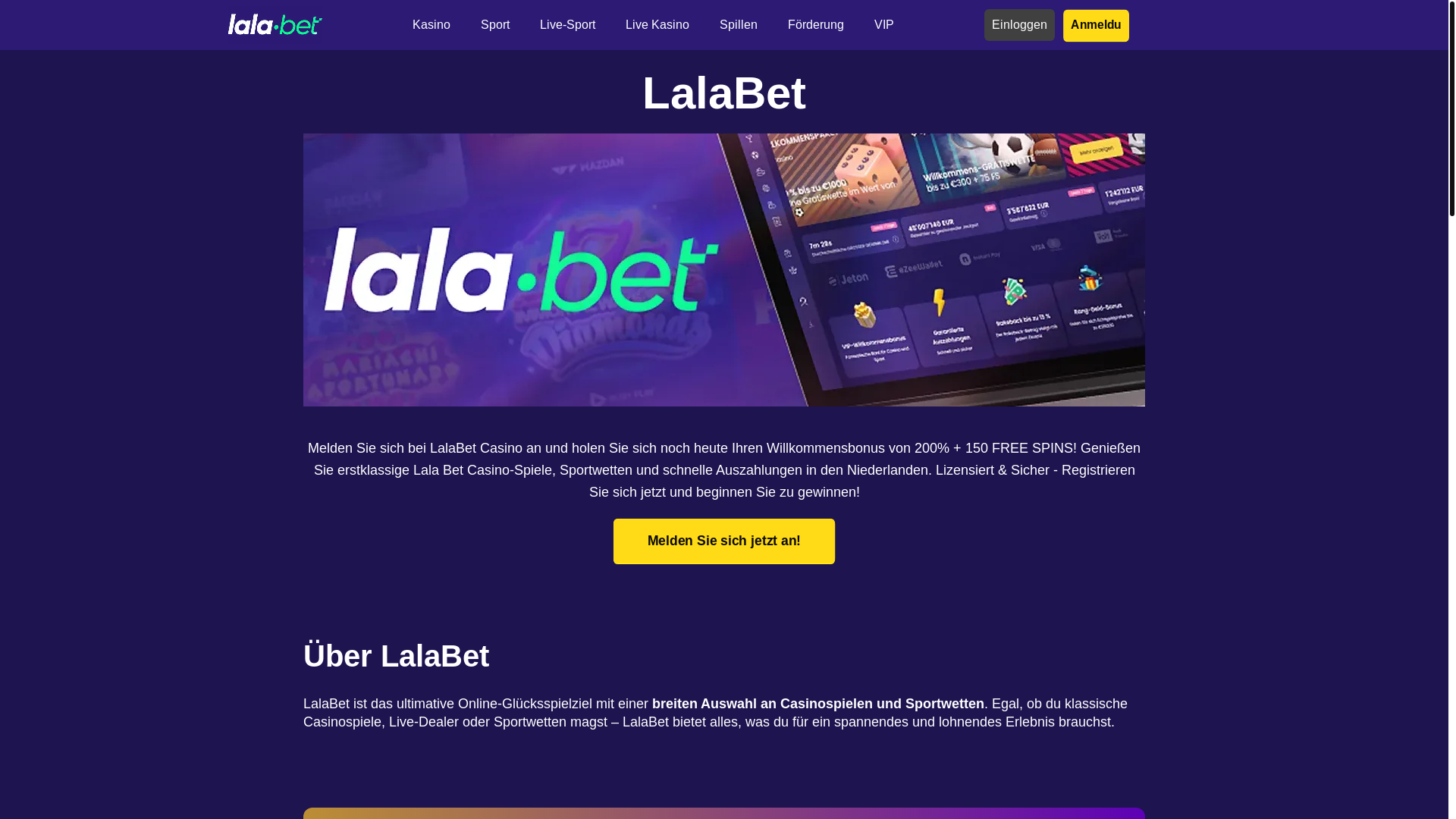 website screenshot of https://lala-bet-de-4603.pages.dev/