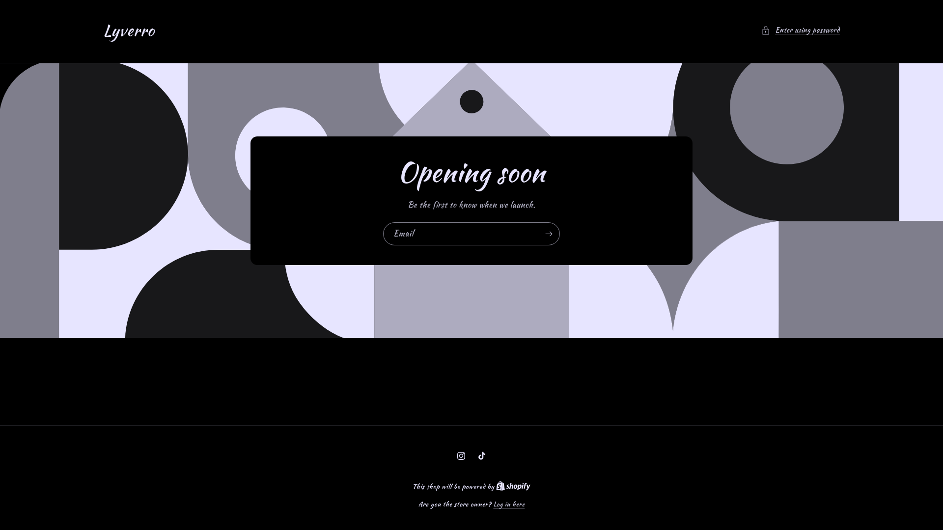website screenshot of https://lyverro.com/
