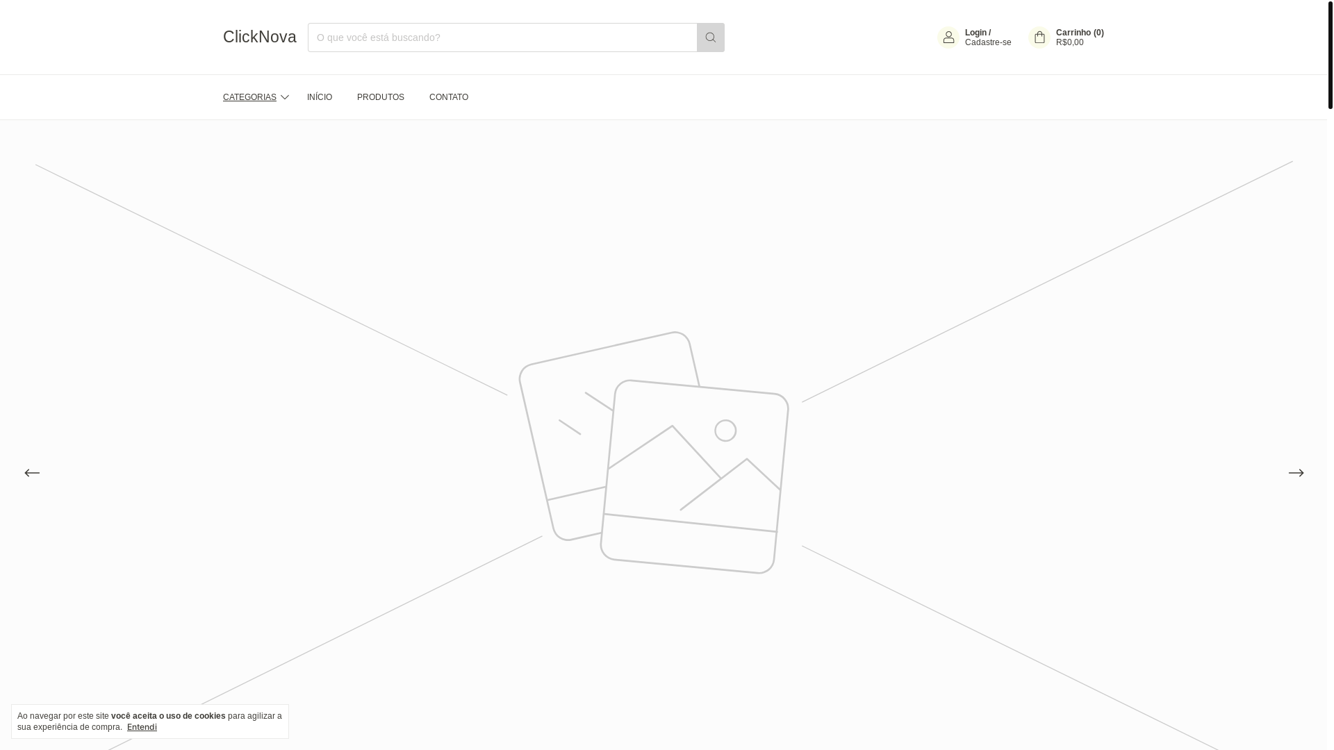 website screenshot of https://clicknovas.com/