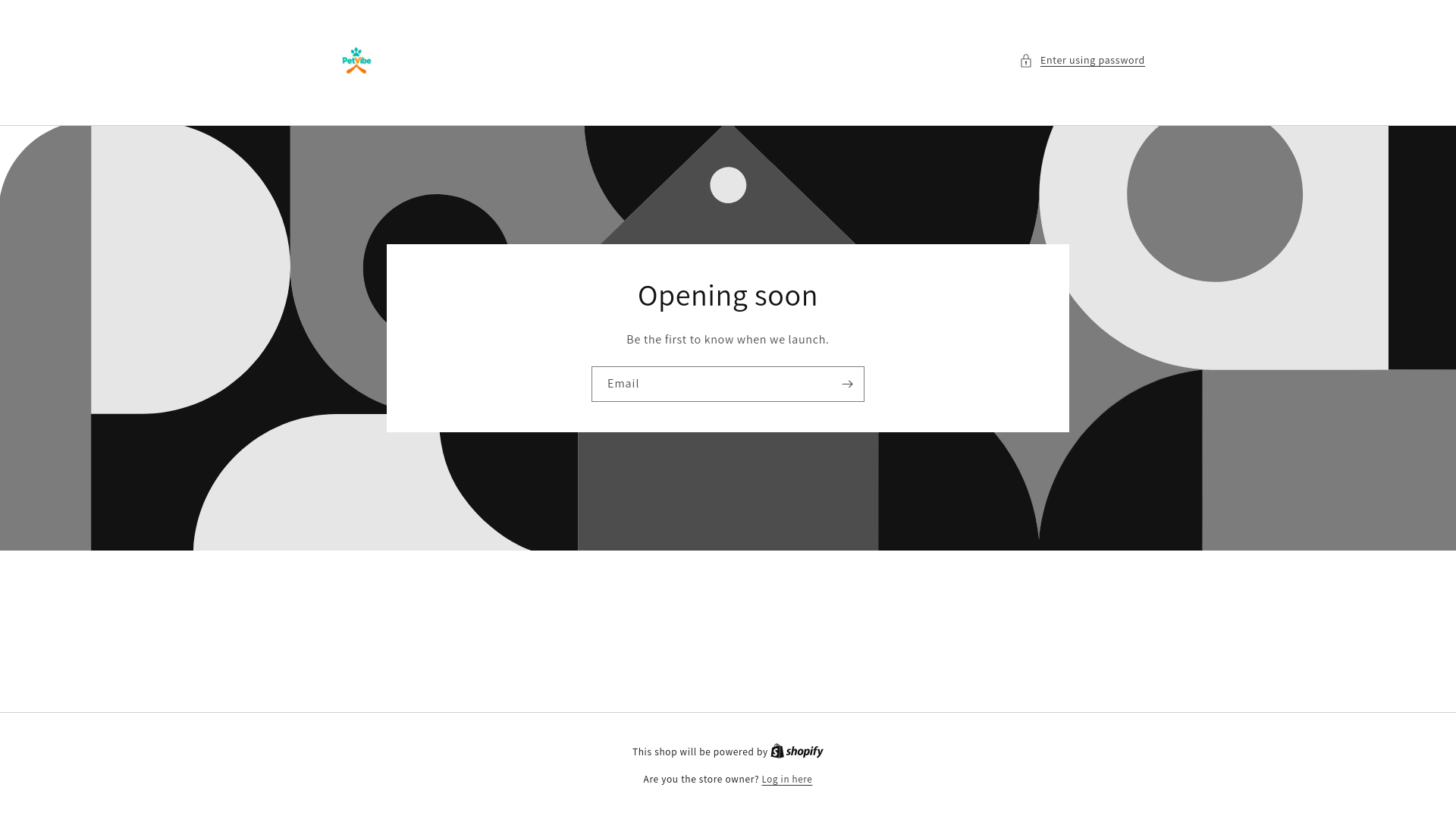 website screenshot of https://petsvibestore.com/